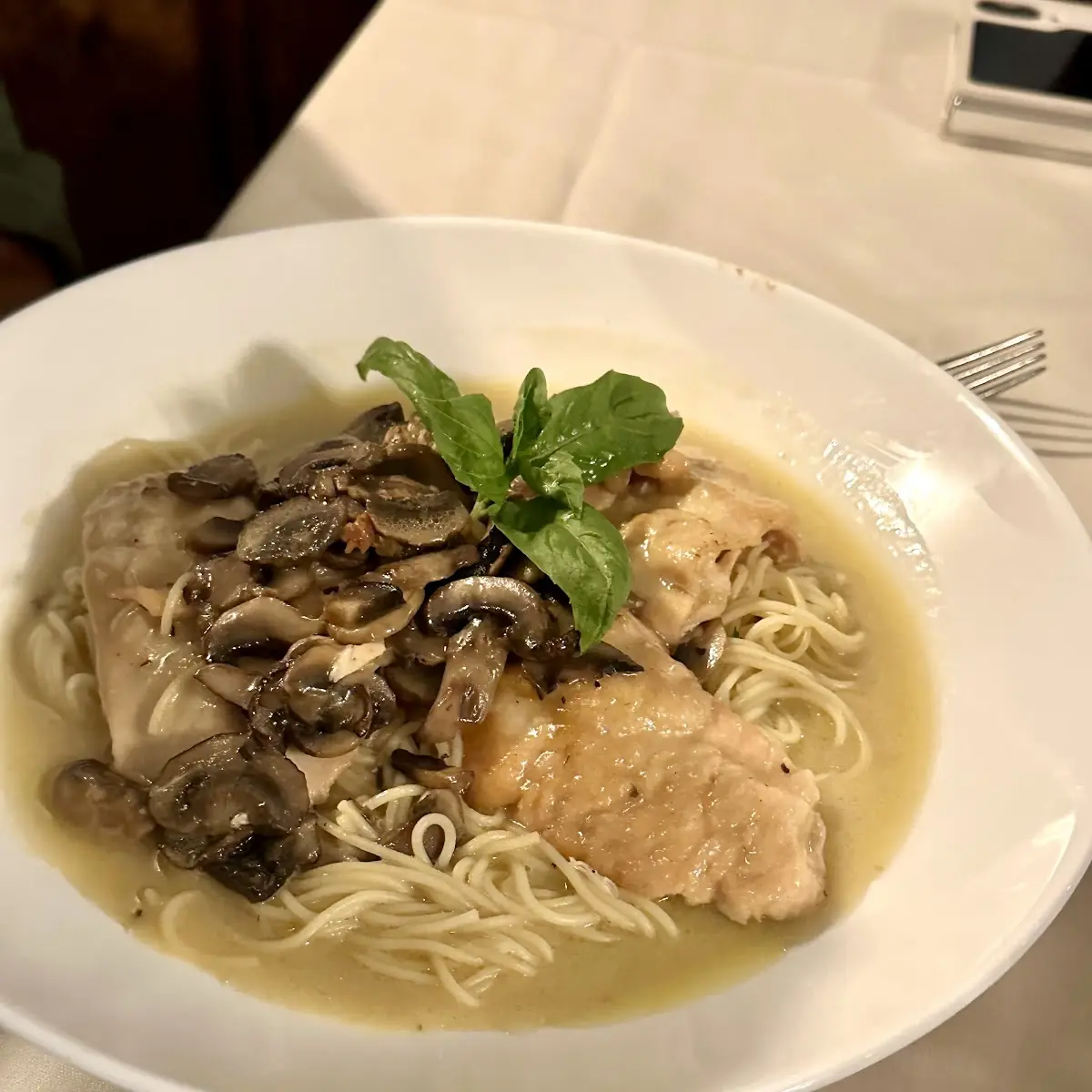 Chicken Marsala Lunch
