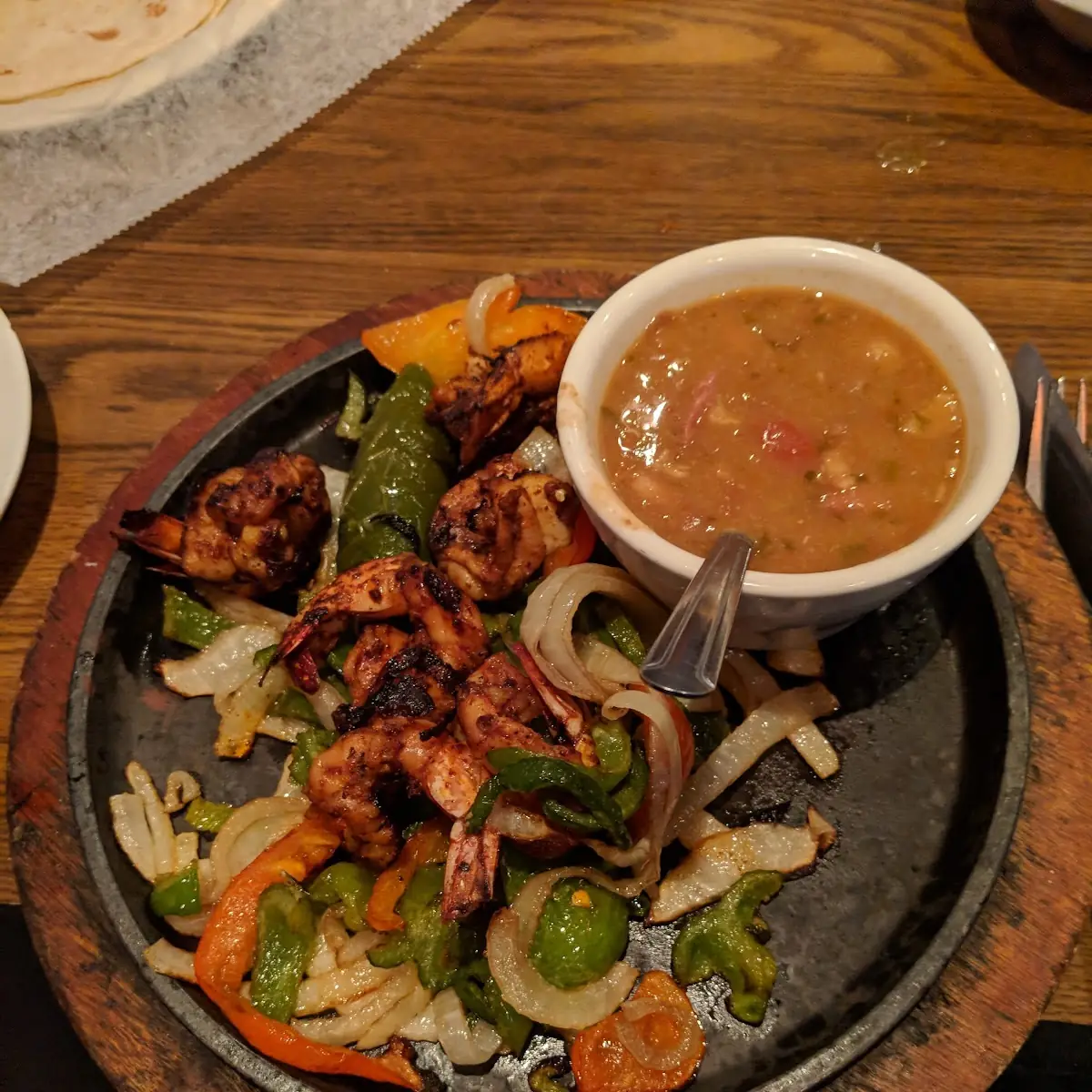 Shrimp Fajitas