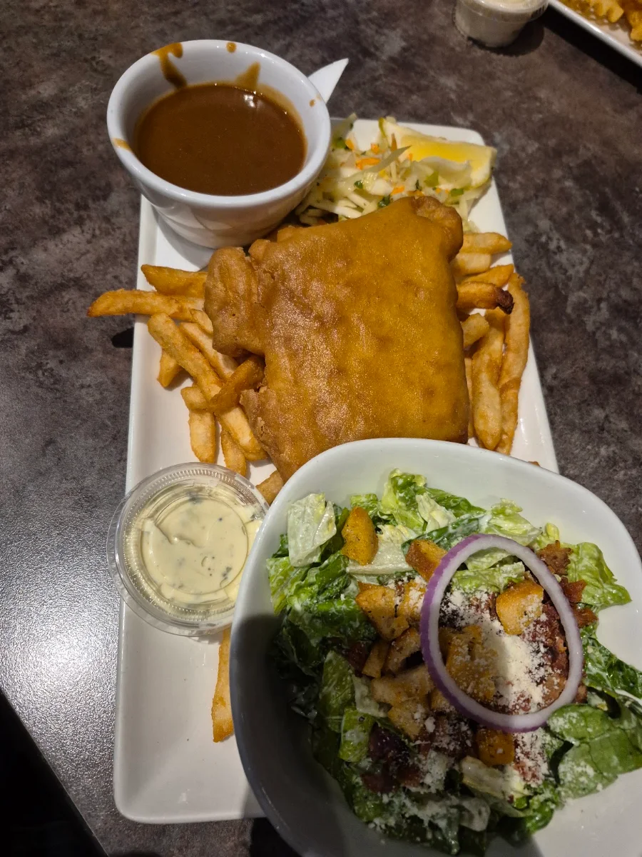 Halibut and Chips