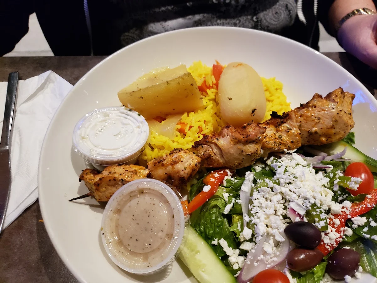 Lunch Lamb Souvlaki
