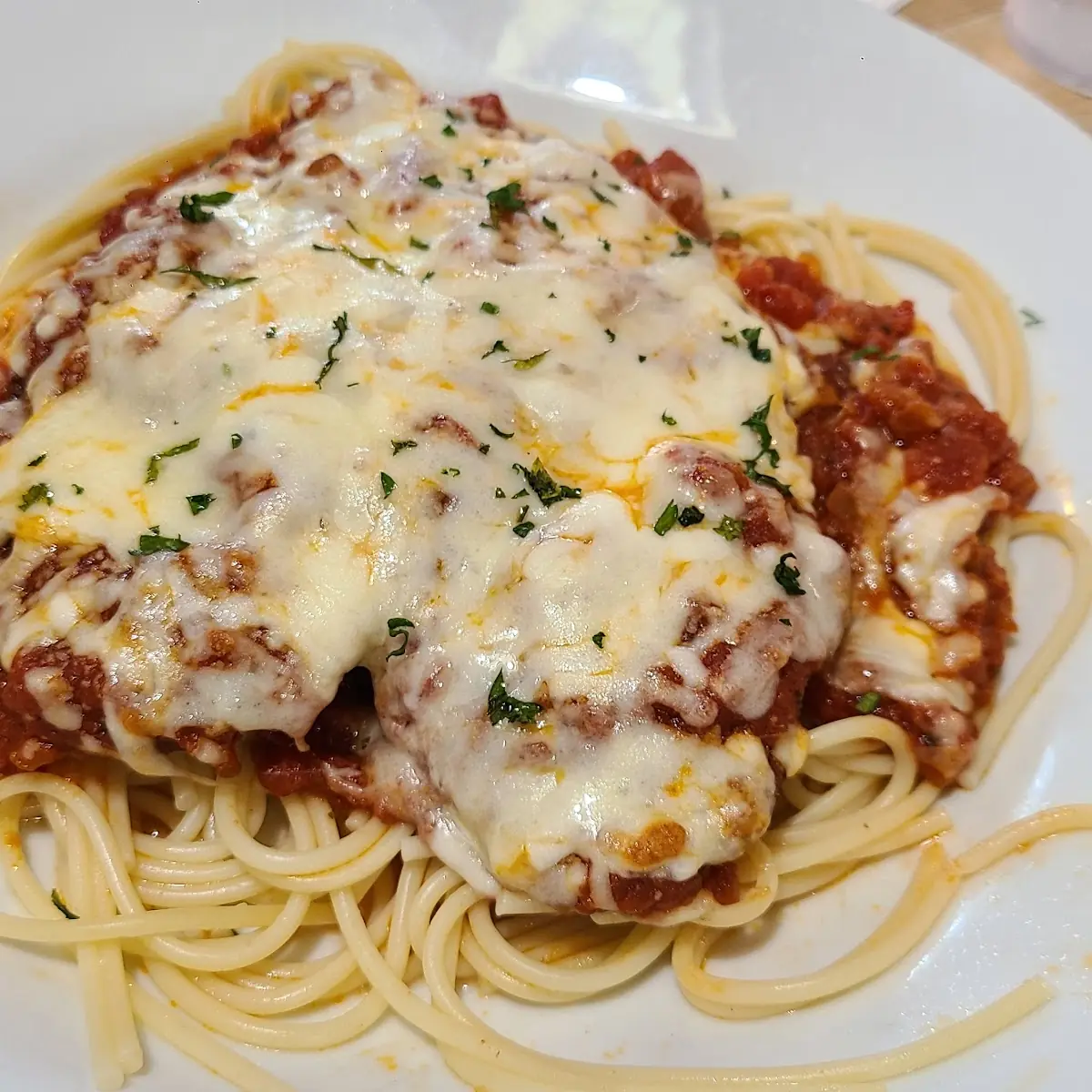 Chicken Parmigiana Garlic Bread