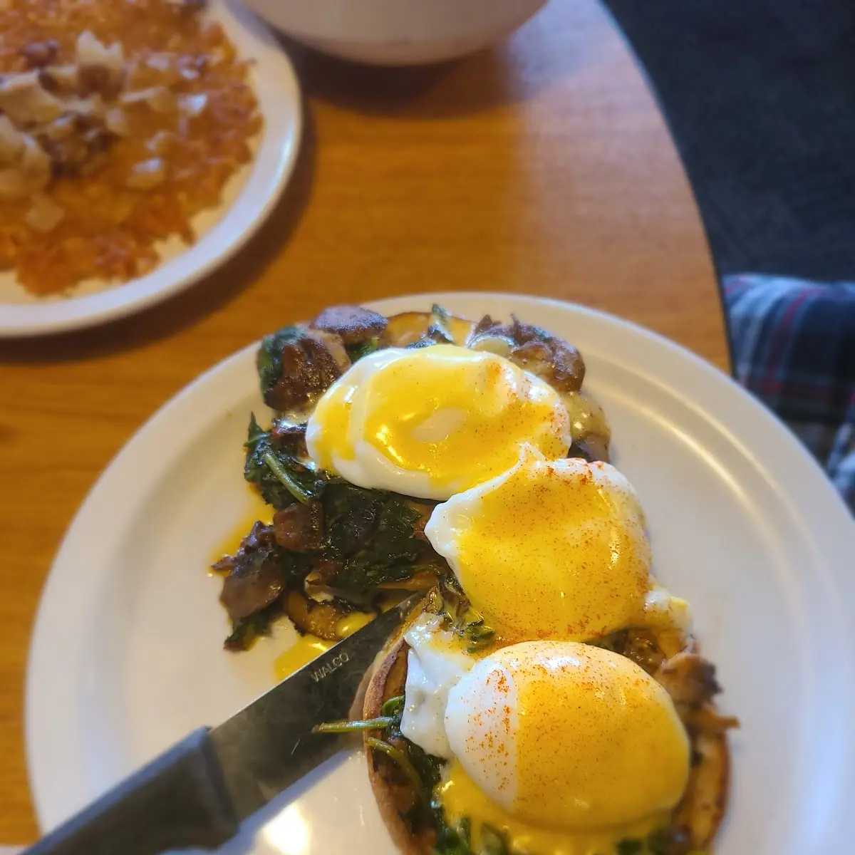 Spinach Eggs Benedict