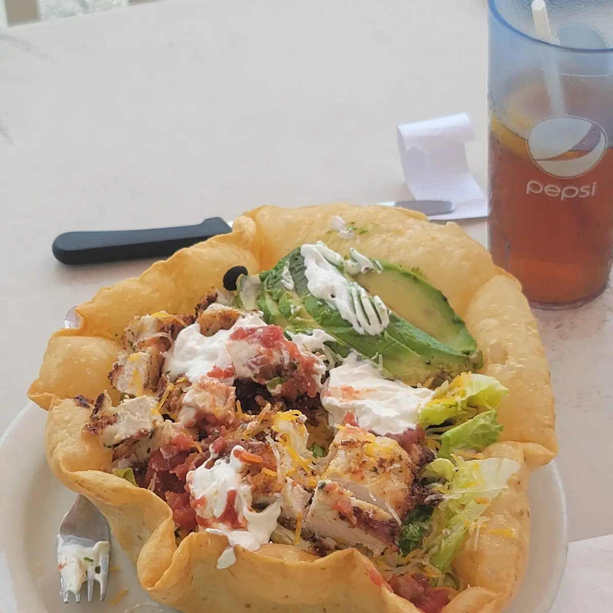 Grilled Chicken Taco Salad