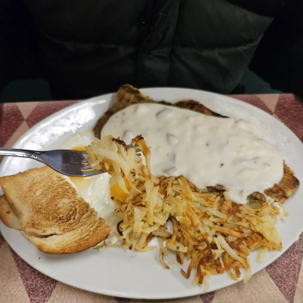 Chicken Fried Steak and Eggs