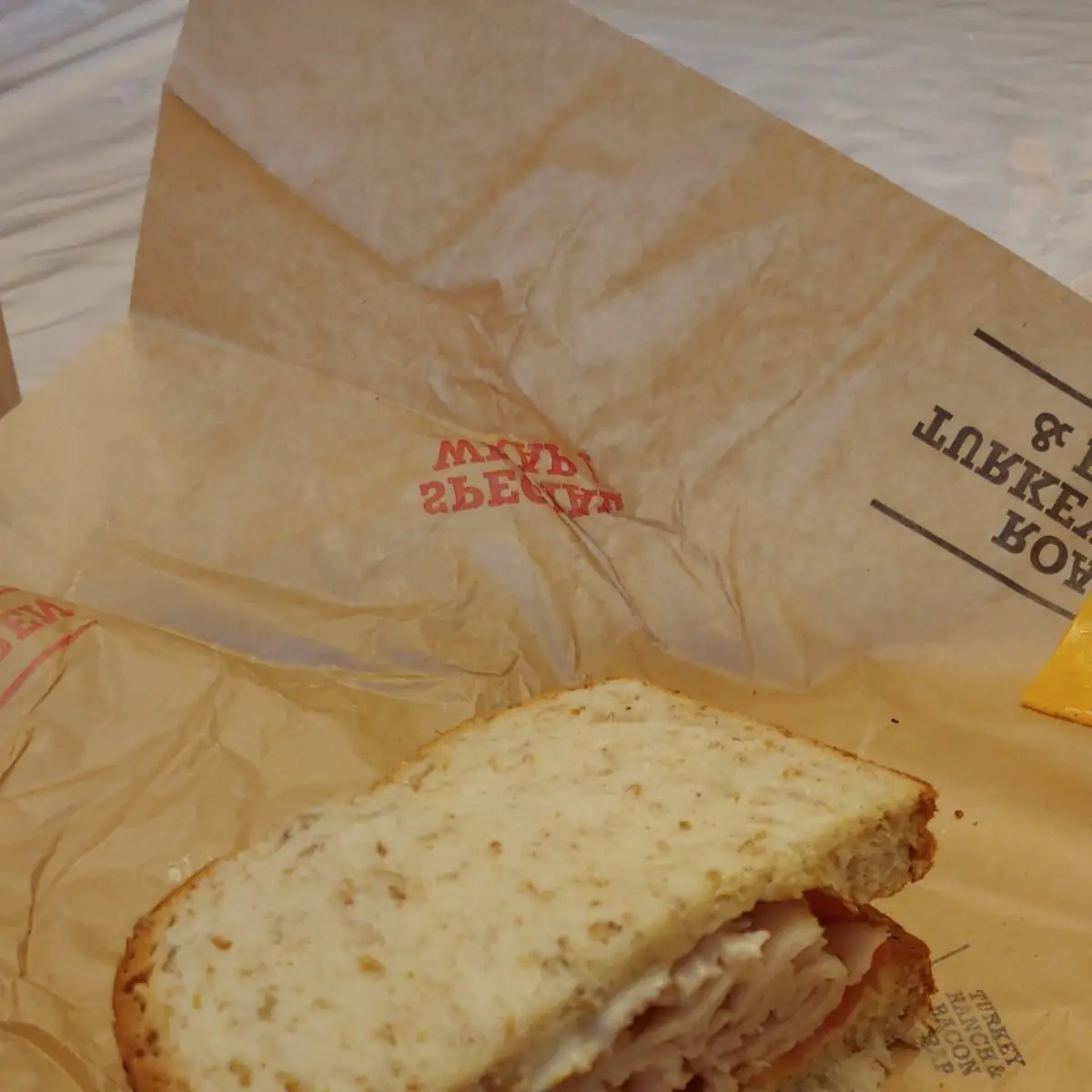 Roast Turkey Bacon Sandwich