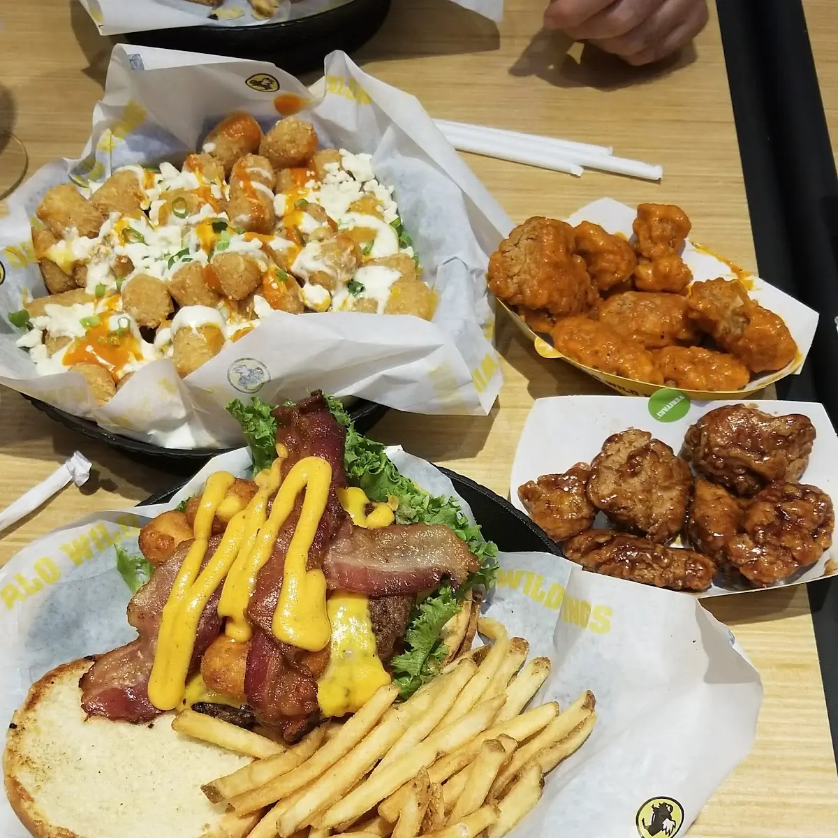 Cheese Curd Bacon Burger
