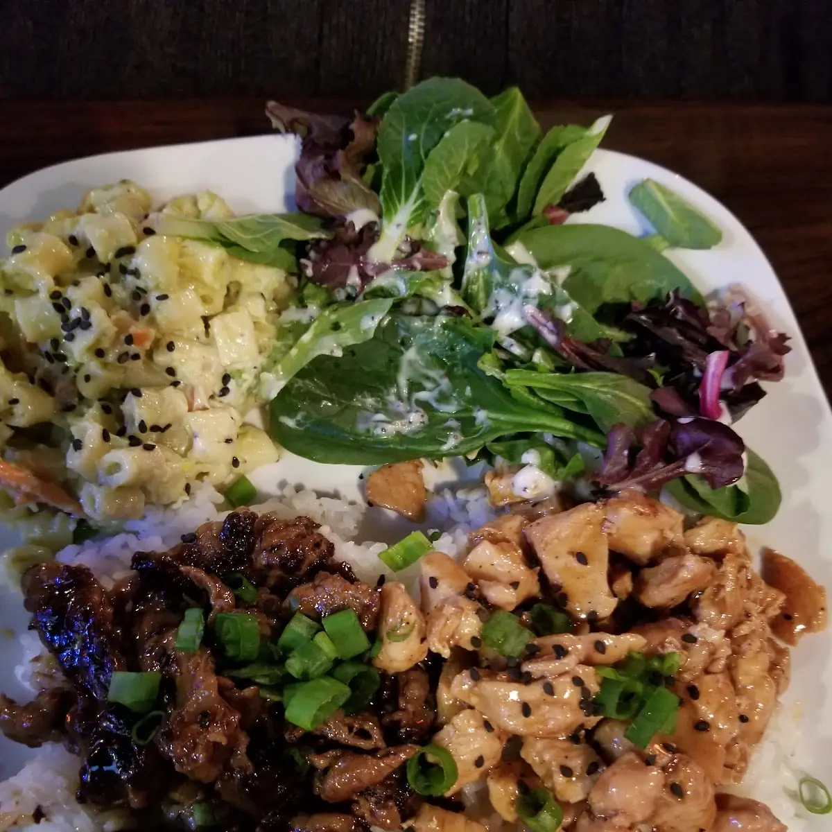 Chicken and Beef Teriyaki
