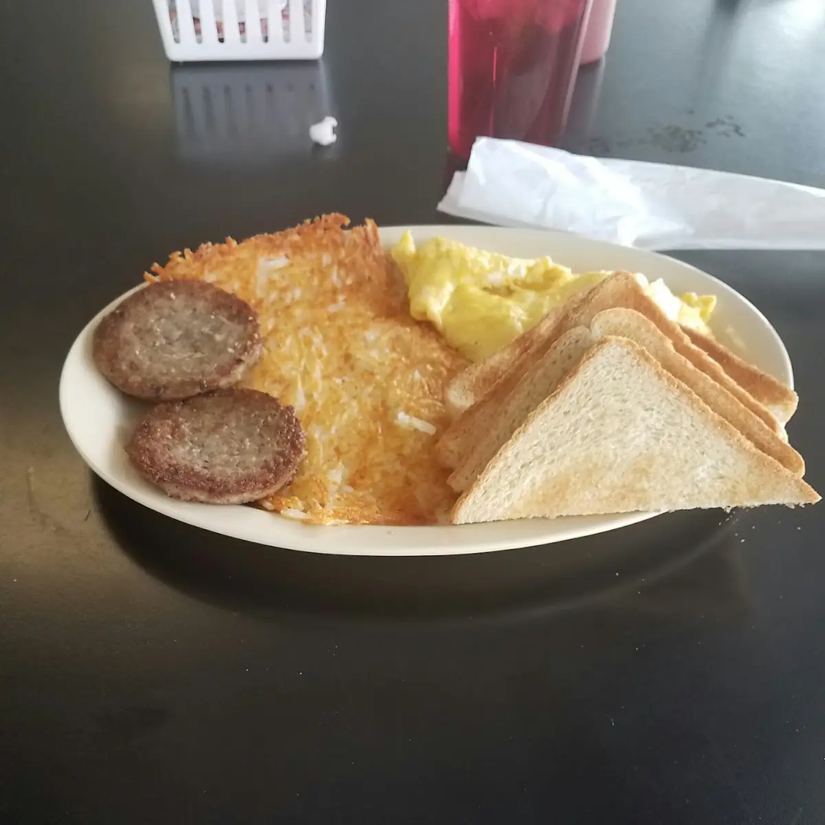 Eggs Sausage Hash Brown
