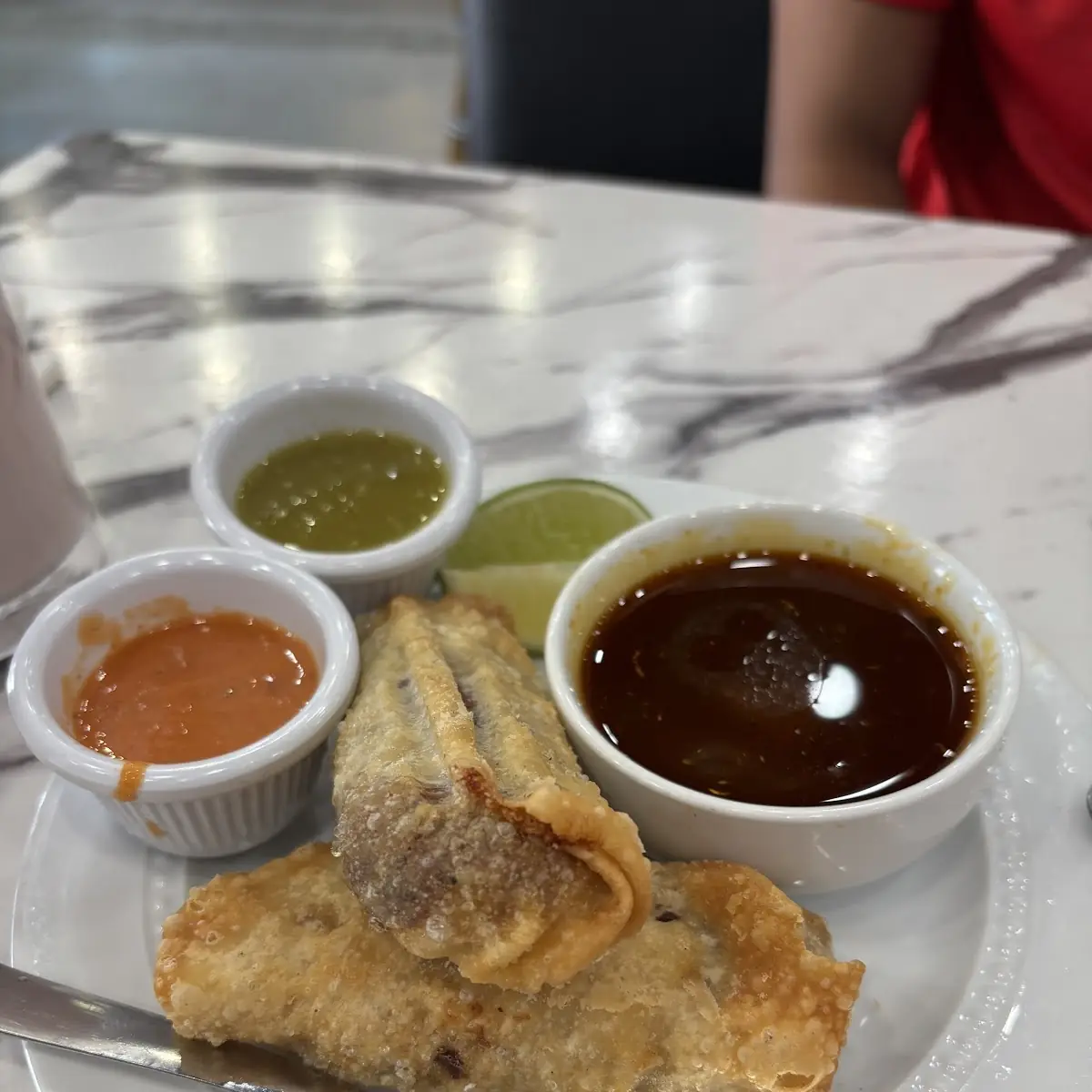 Birria Egg Rolls