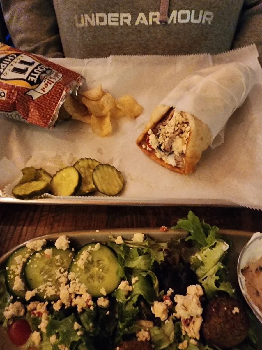 Mediterranean Chicken Wrap