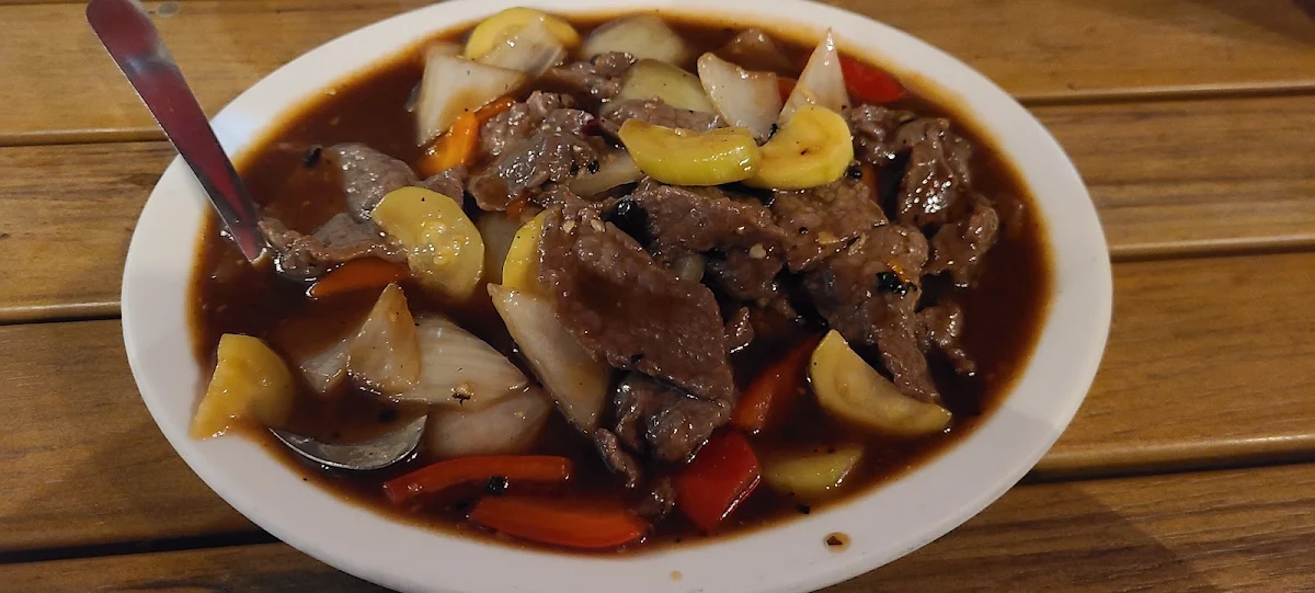 Beef with Black Bean Sauce