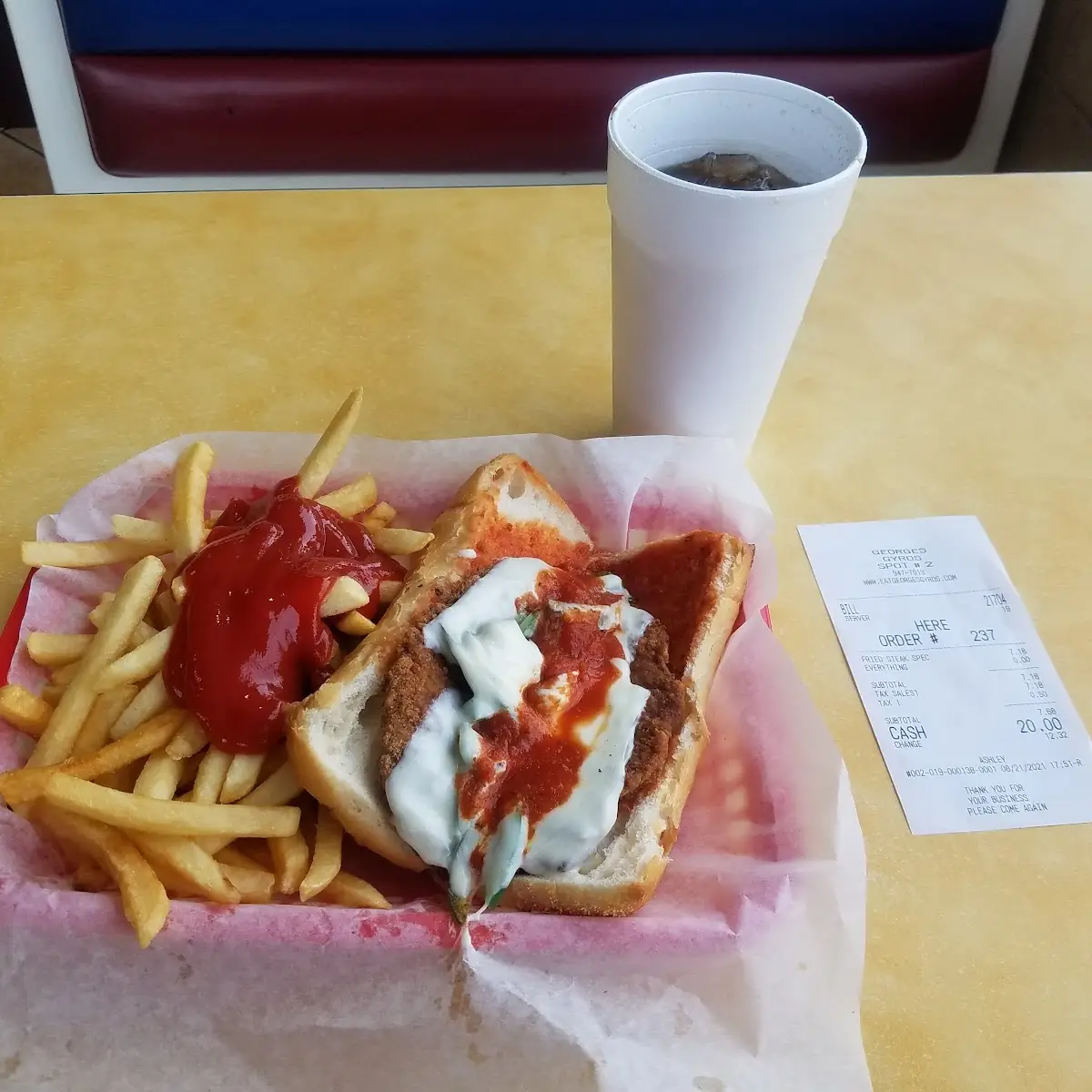 Fried Steak Meal