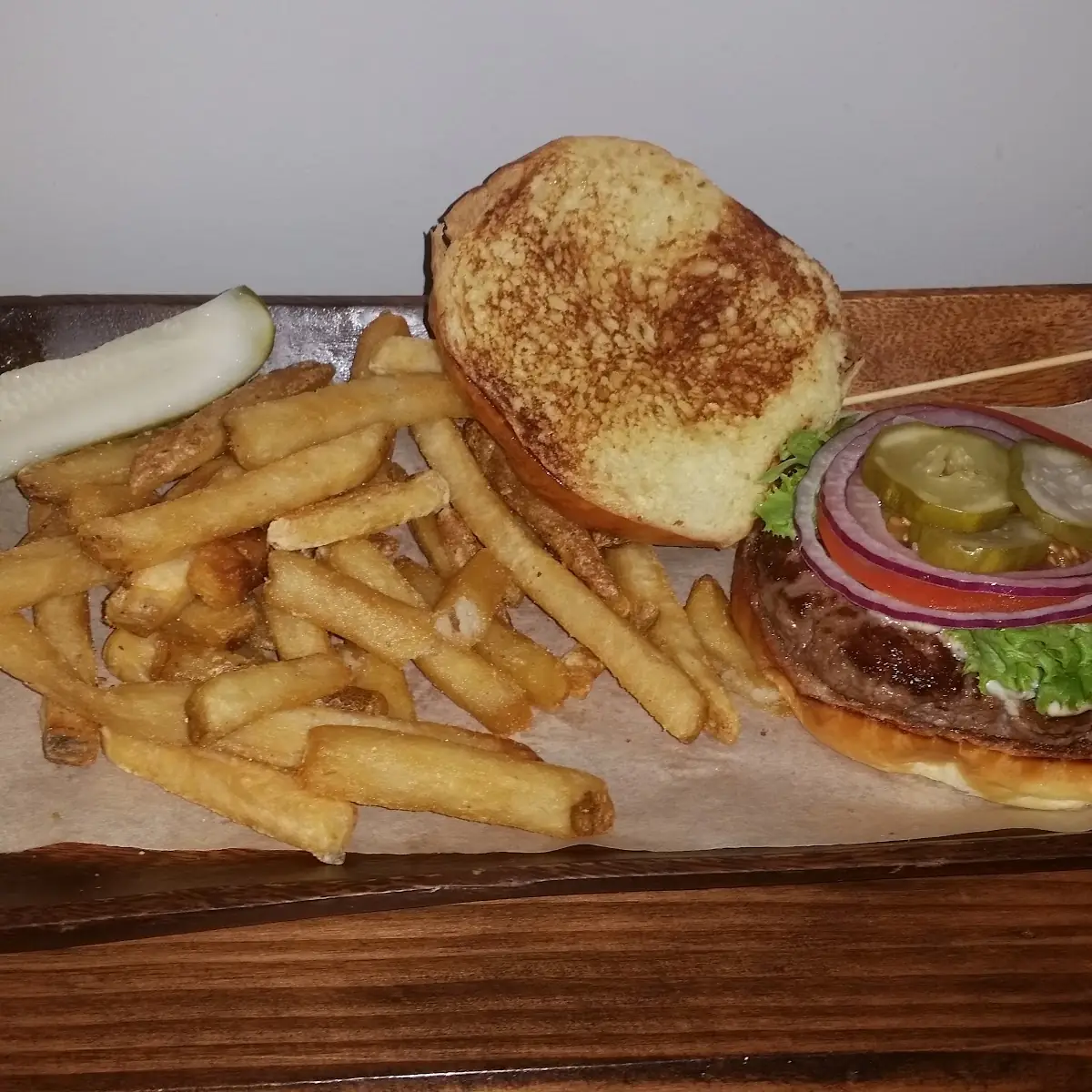 Black and Bleu Burger