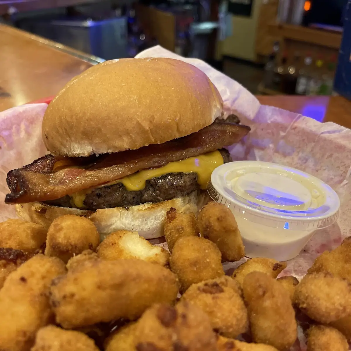 Bacon Cheeseburger & Cheese Curds