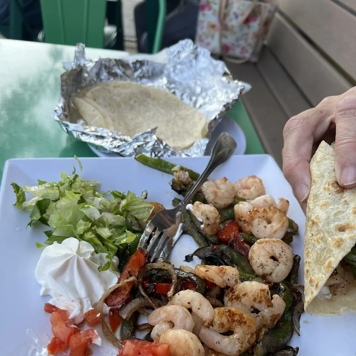 Shrimp Fajitas