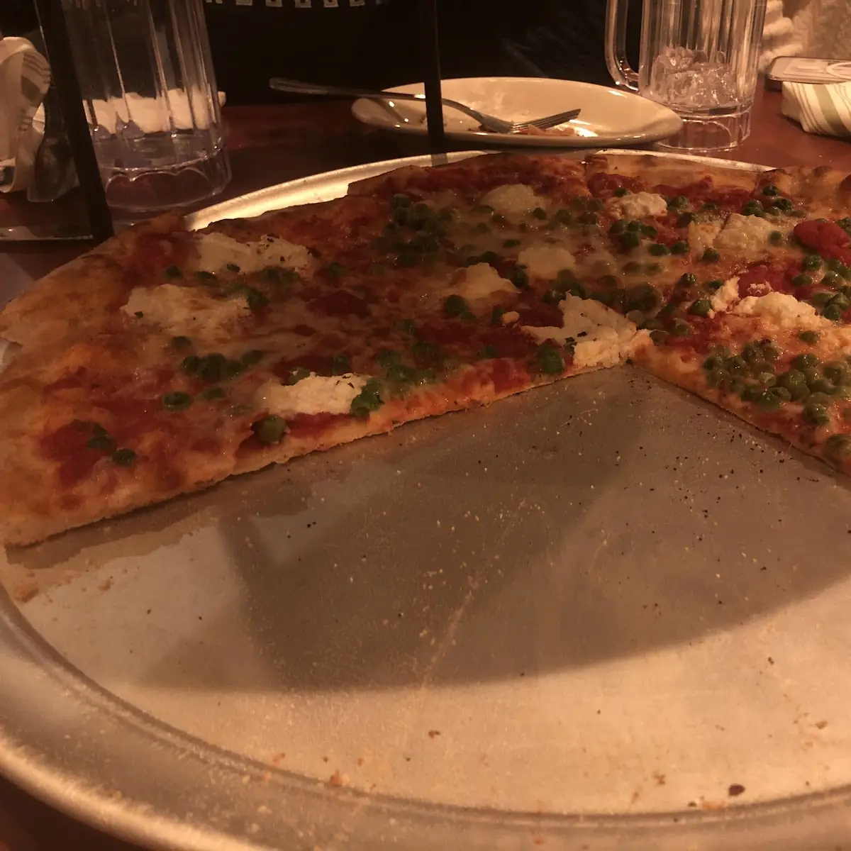 Pea Pizza Margherita Pizza