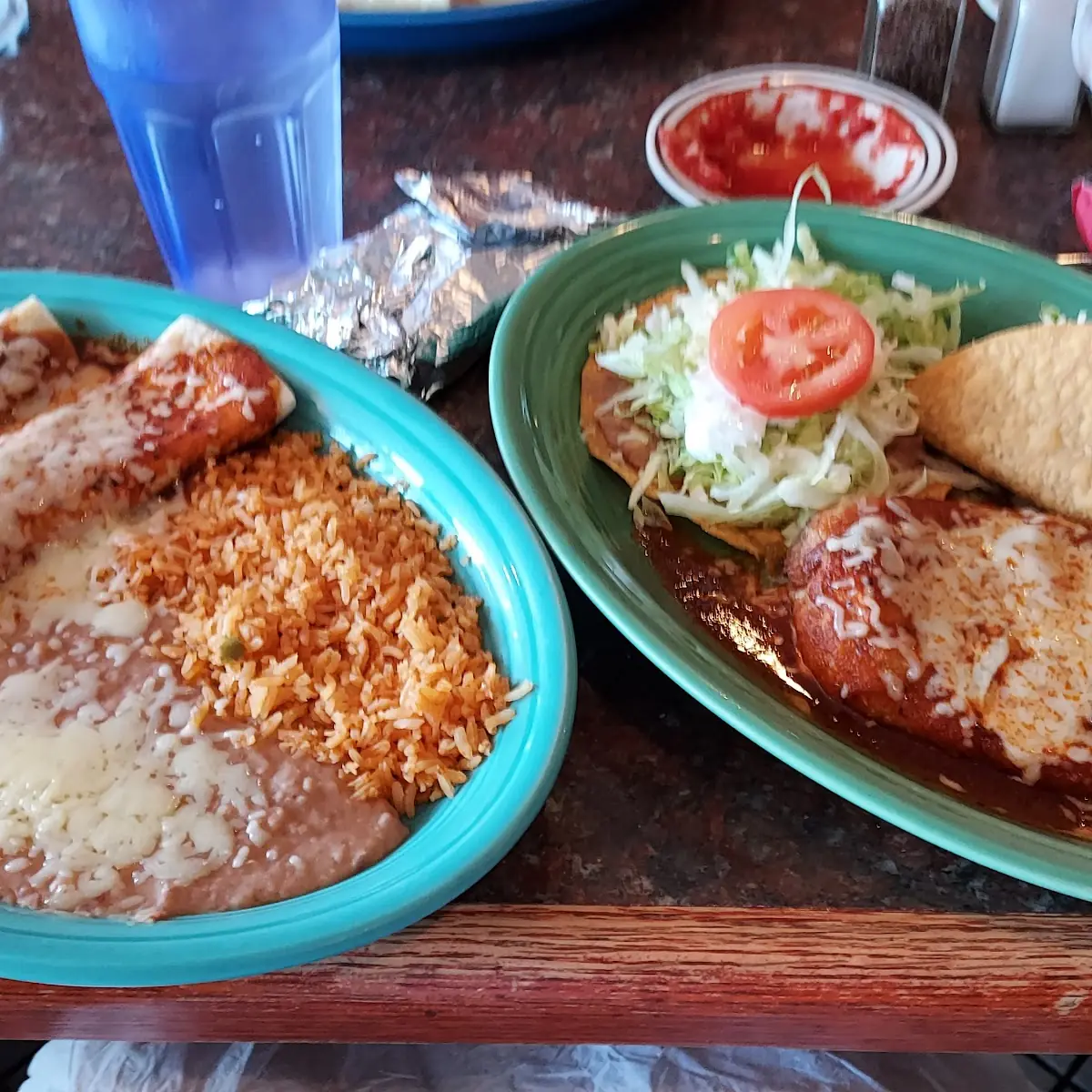 1 Enchilada Rice & Beans