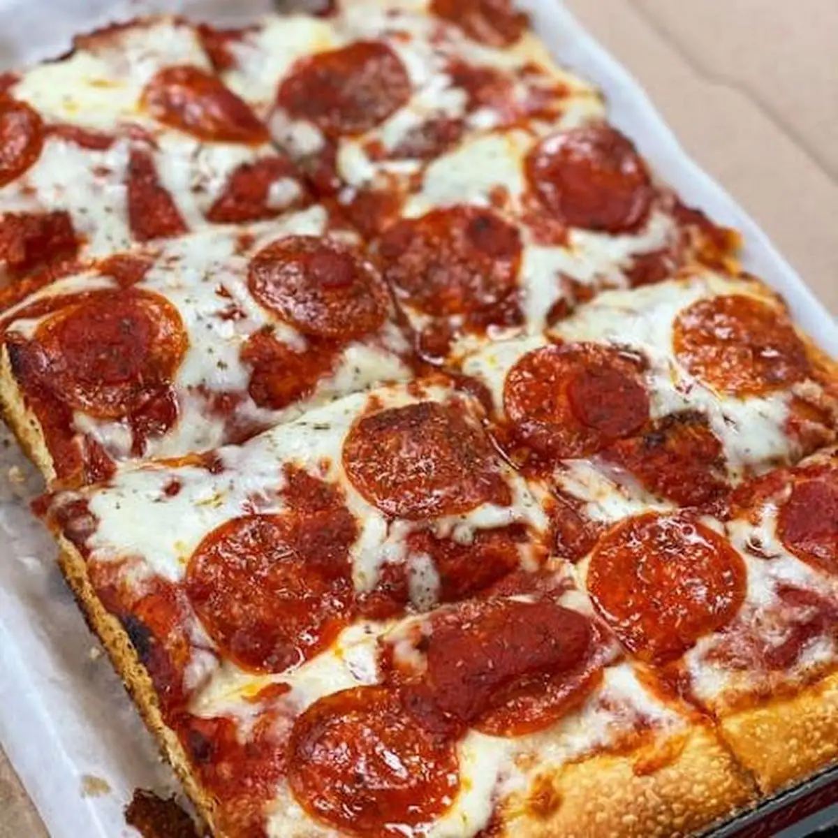 Original Square Cheese & Pepperoni Pizza