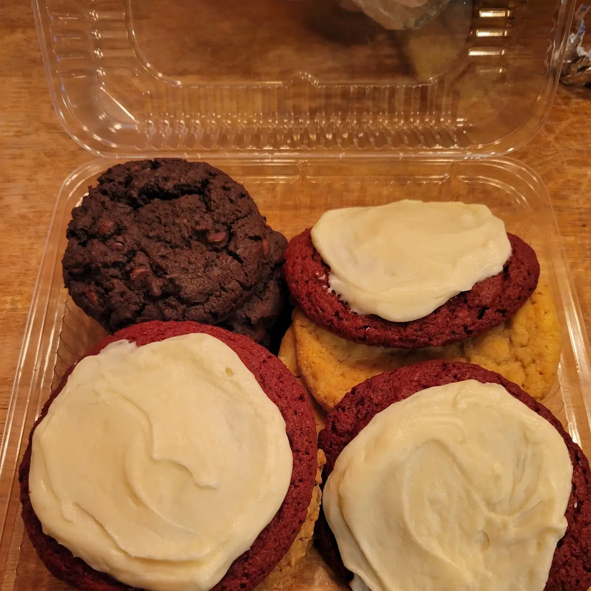 Frosted Red Velvet Cookie