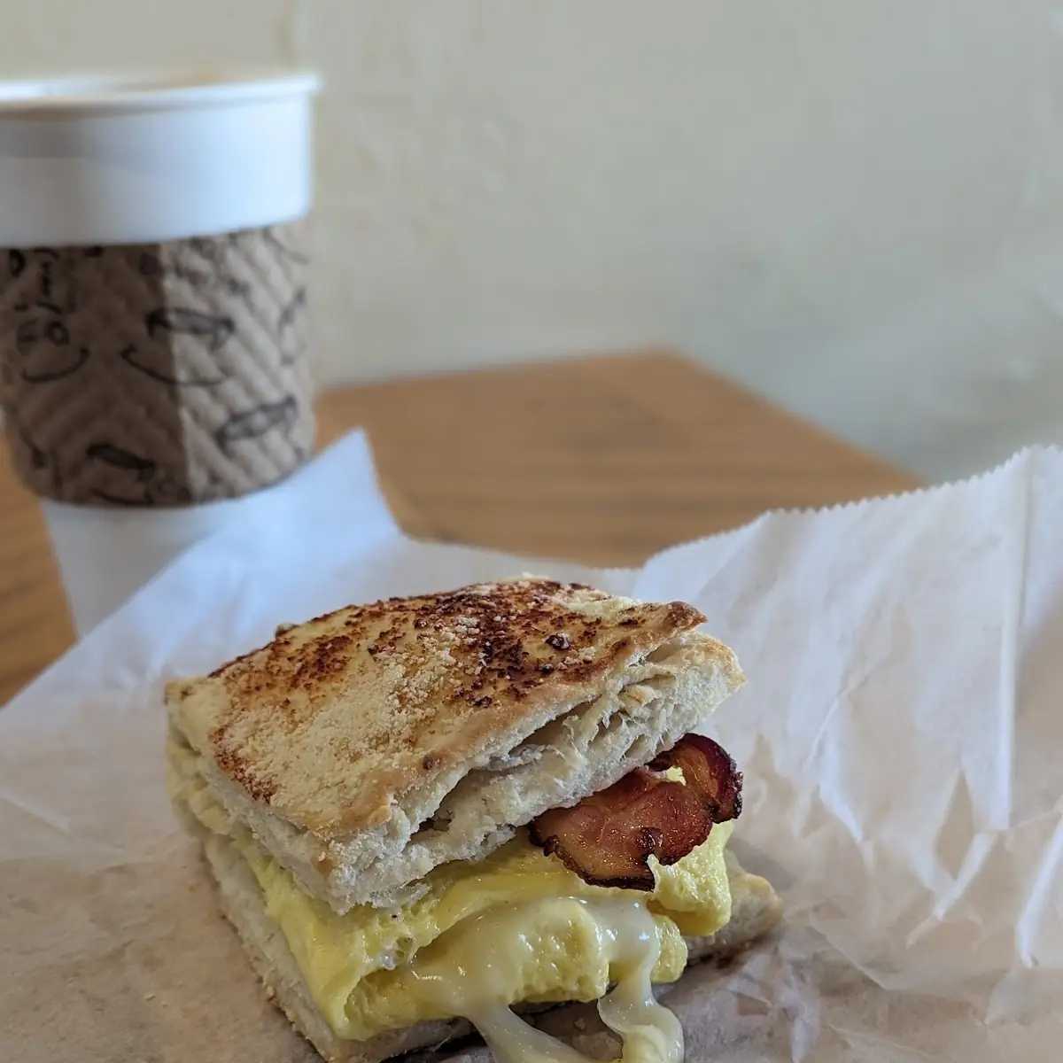 Chicken Biscuit w Cheese and Egg