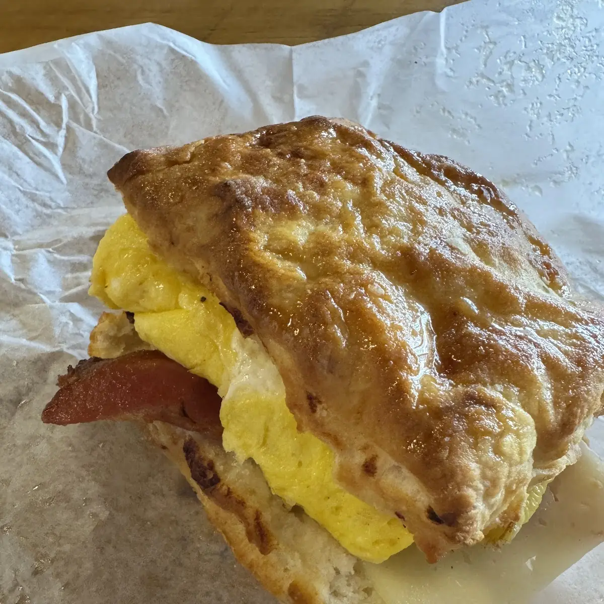 Sausage Egg and Cheese Biscuit