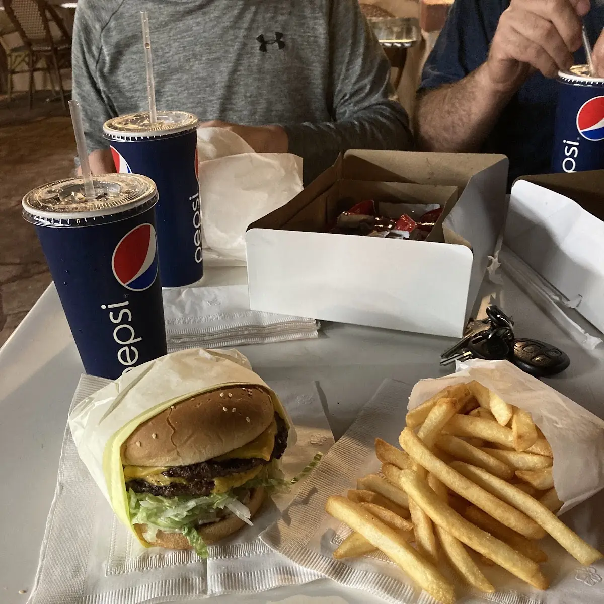 Some Sort of Double Cheeseburger Meal
