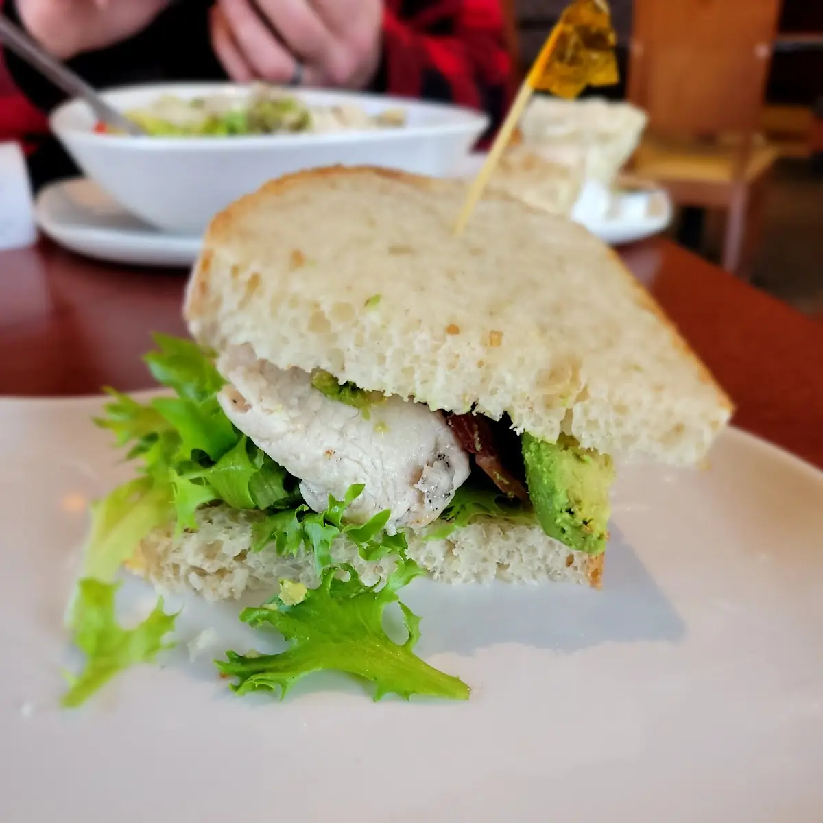 Turkey Avocado blt Sandwich
