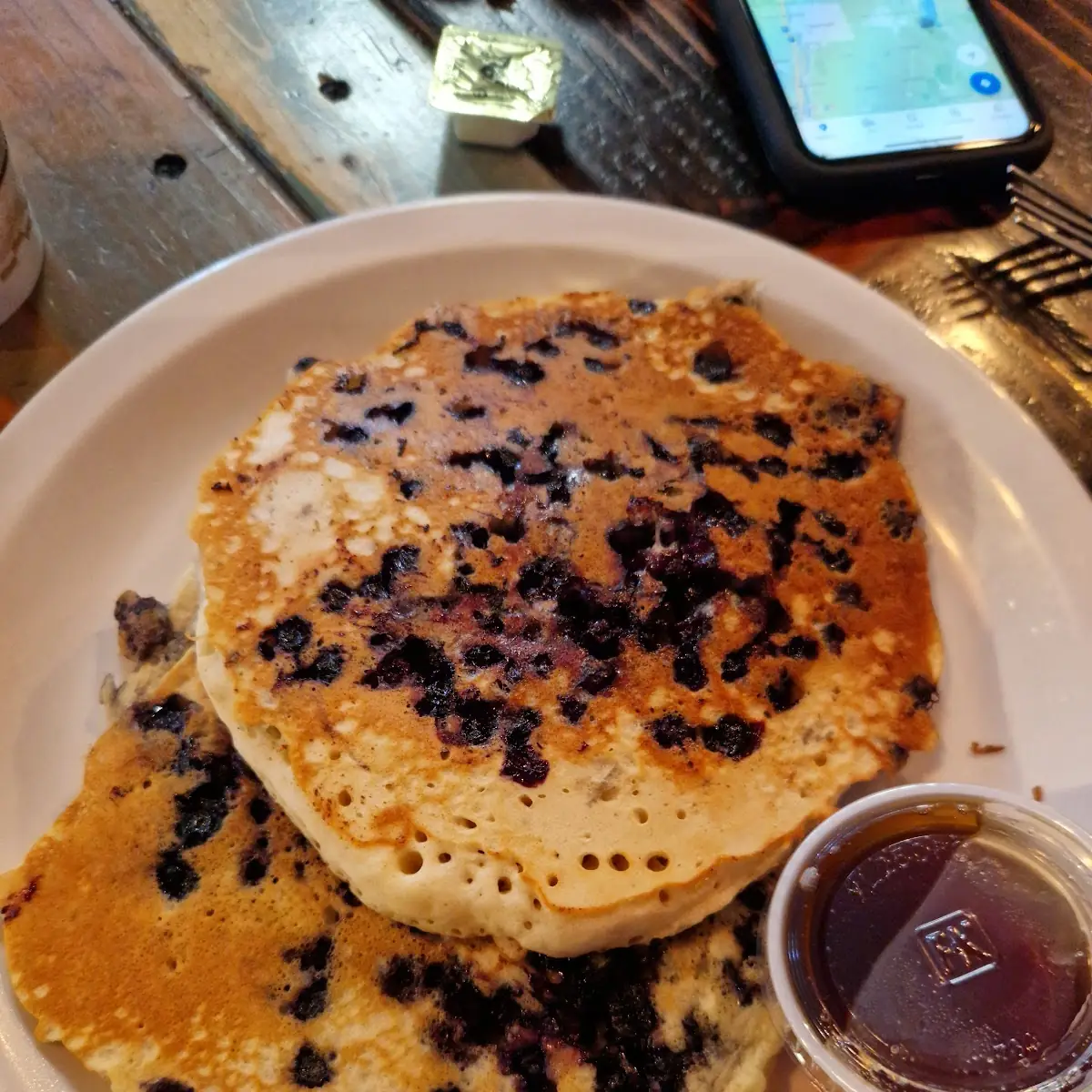 Pancakes with Blueberries
