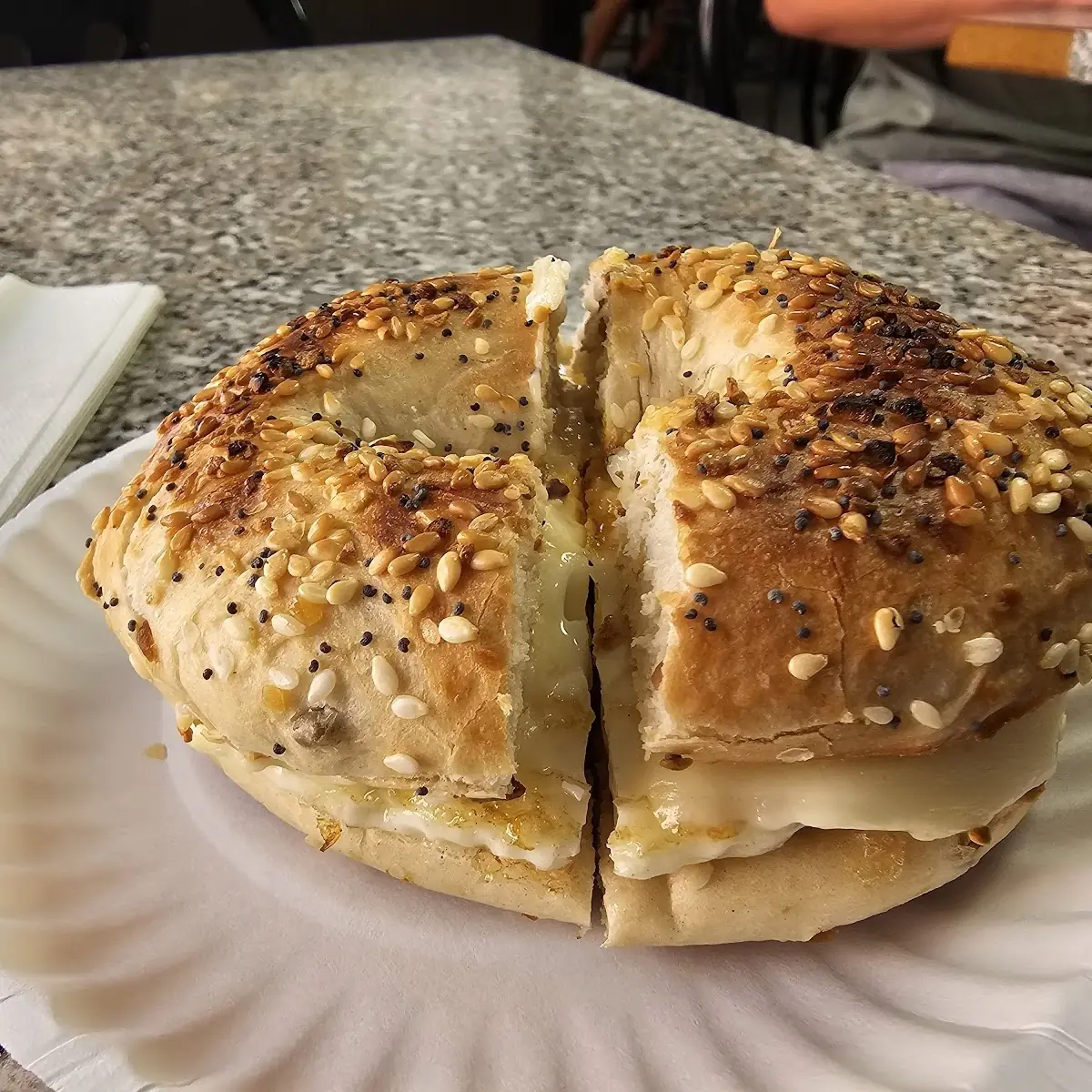 Everything Bagel with Cream Cheese