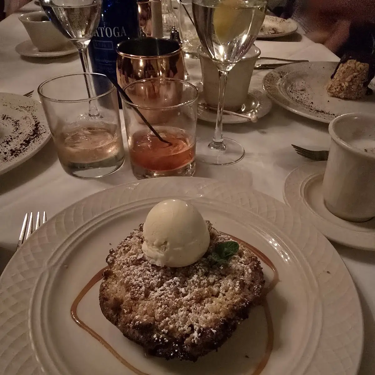 Warm Apple Cobbler