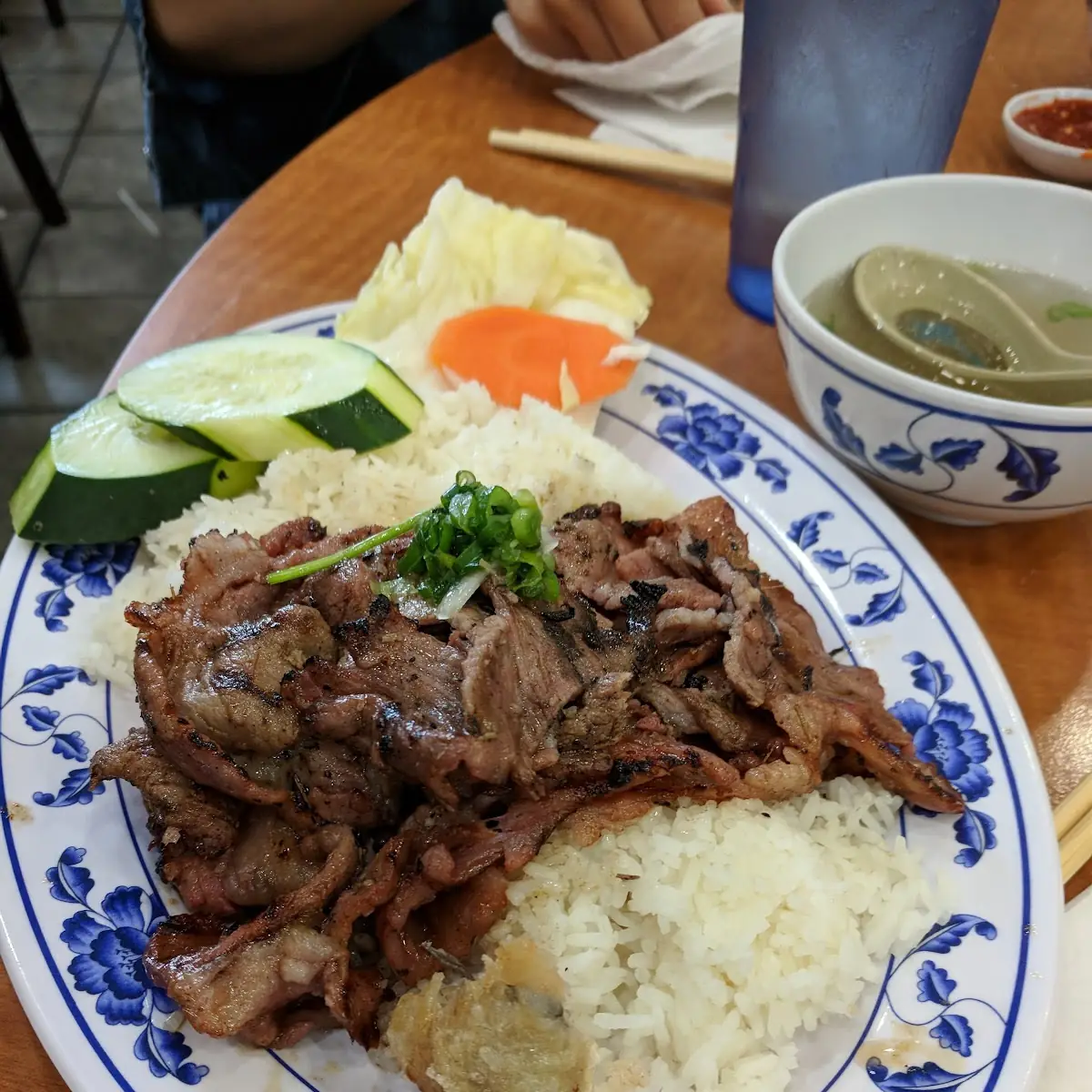 Charbroiled Pork with Steamed Rice