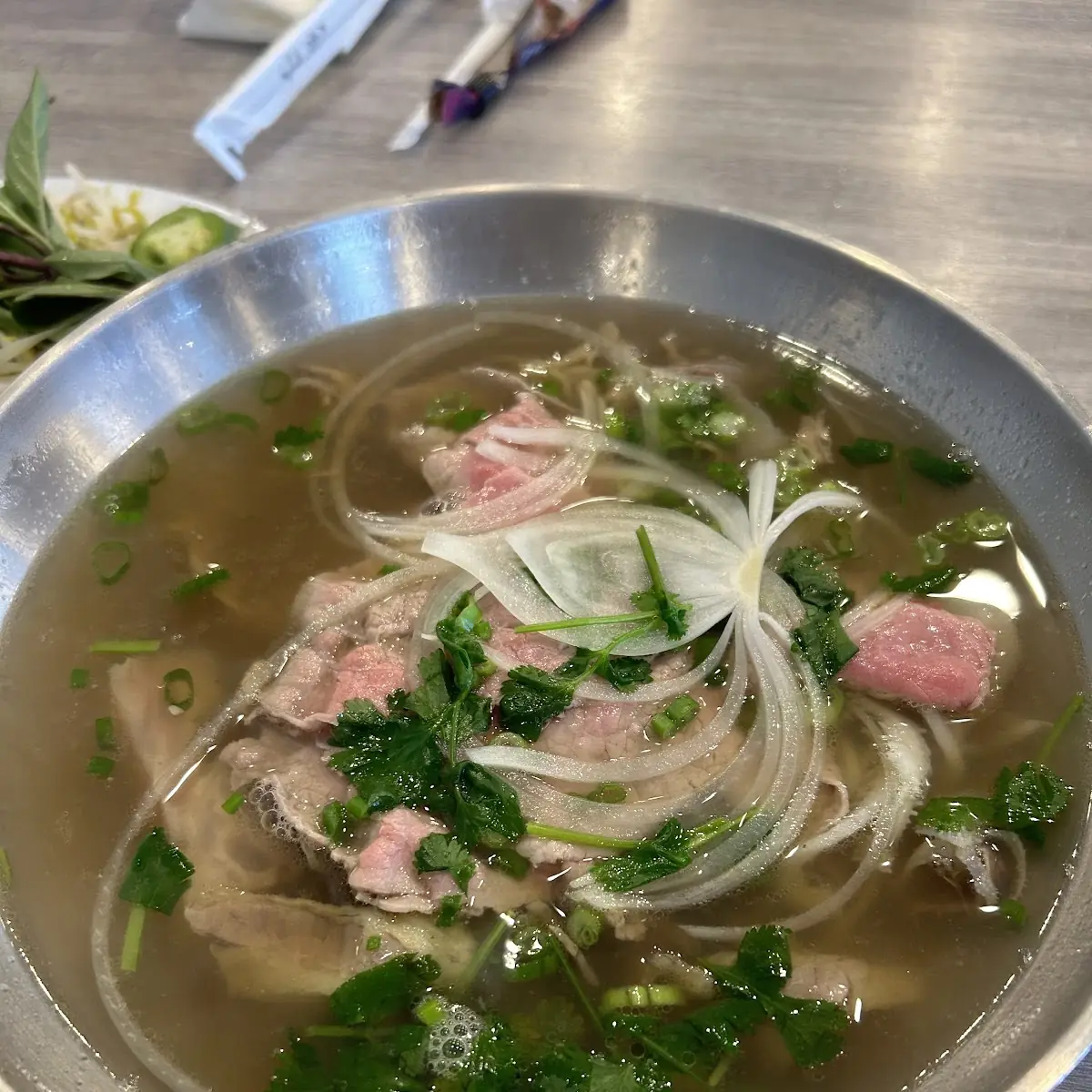 Hue’S Beef and Rice Vermicelli Soup & Bean Sprout
