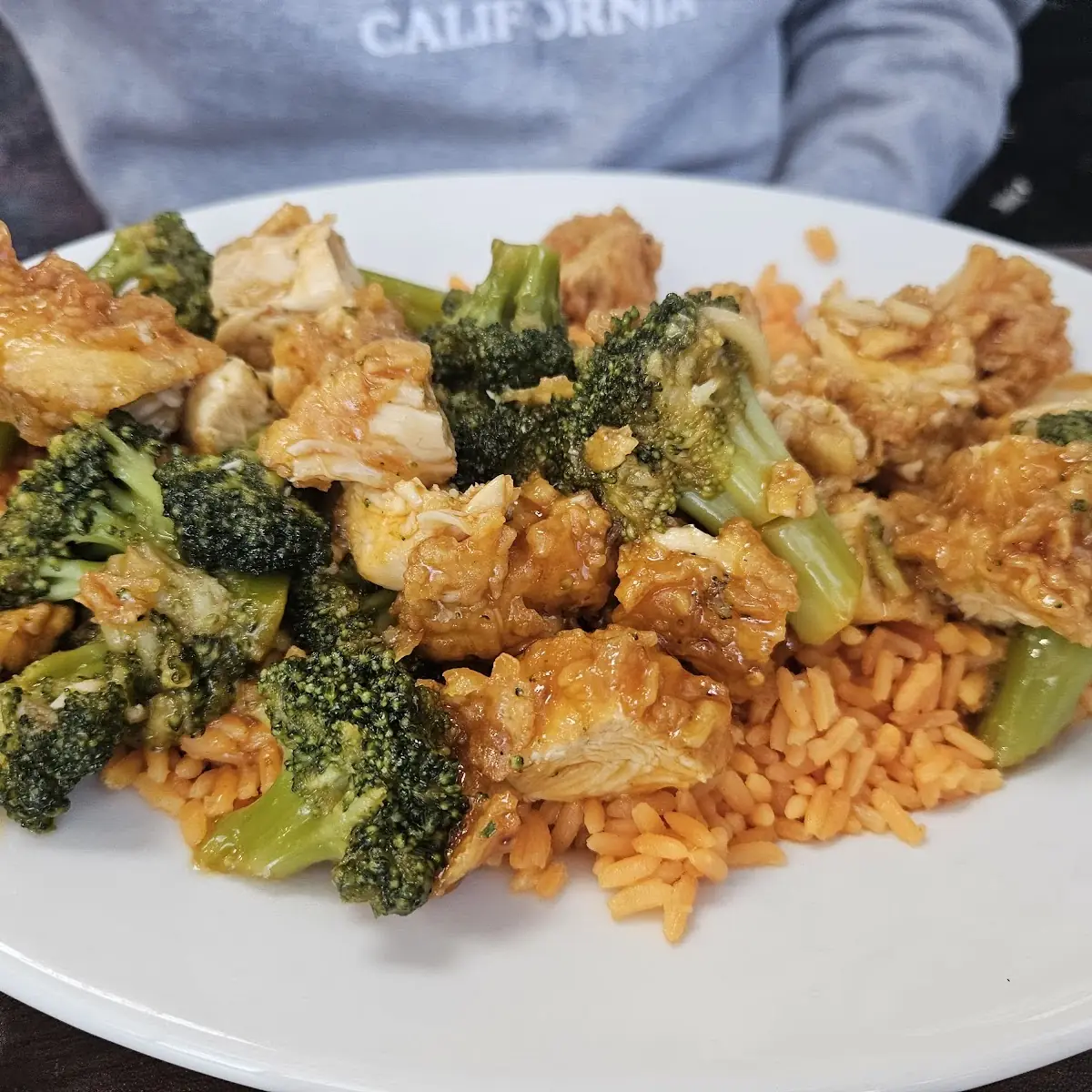 Orange Chicken and Rice