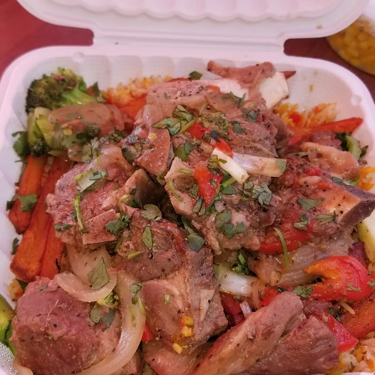 Pan Seared Goat Barlis Plate