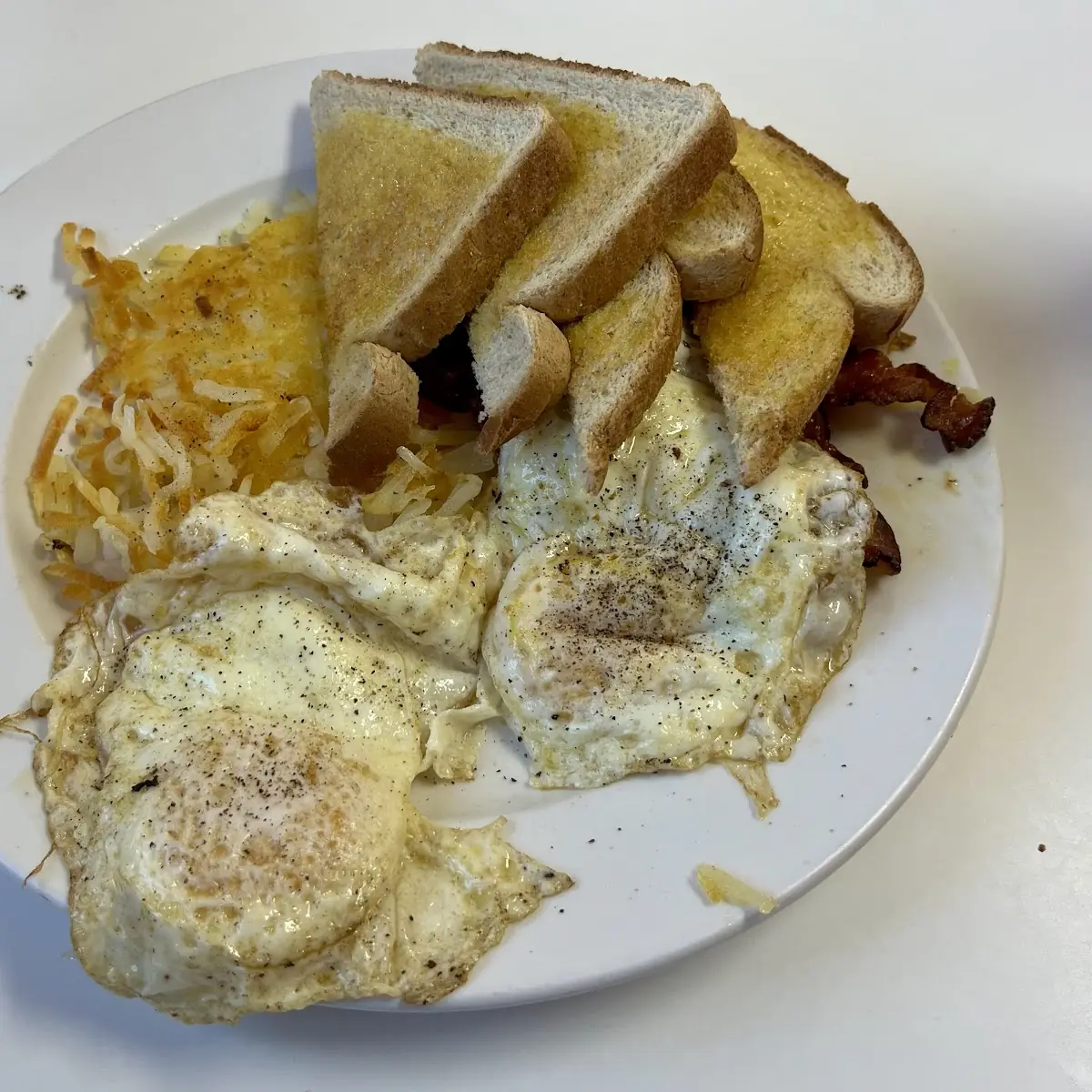 Bacon Eggs over Easy