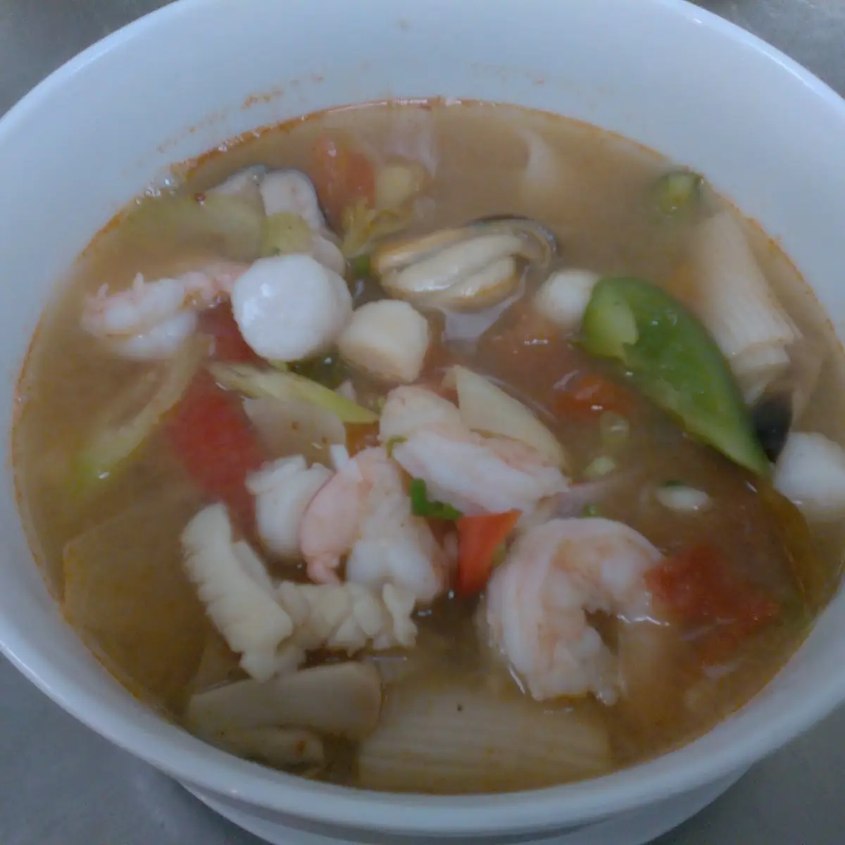 Tom Yum Seafood Soup
