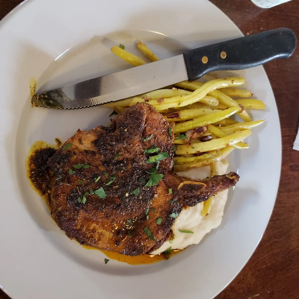 Blackened Pork Chop