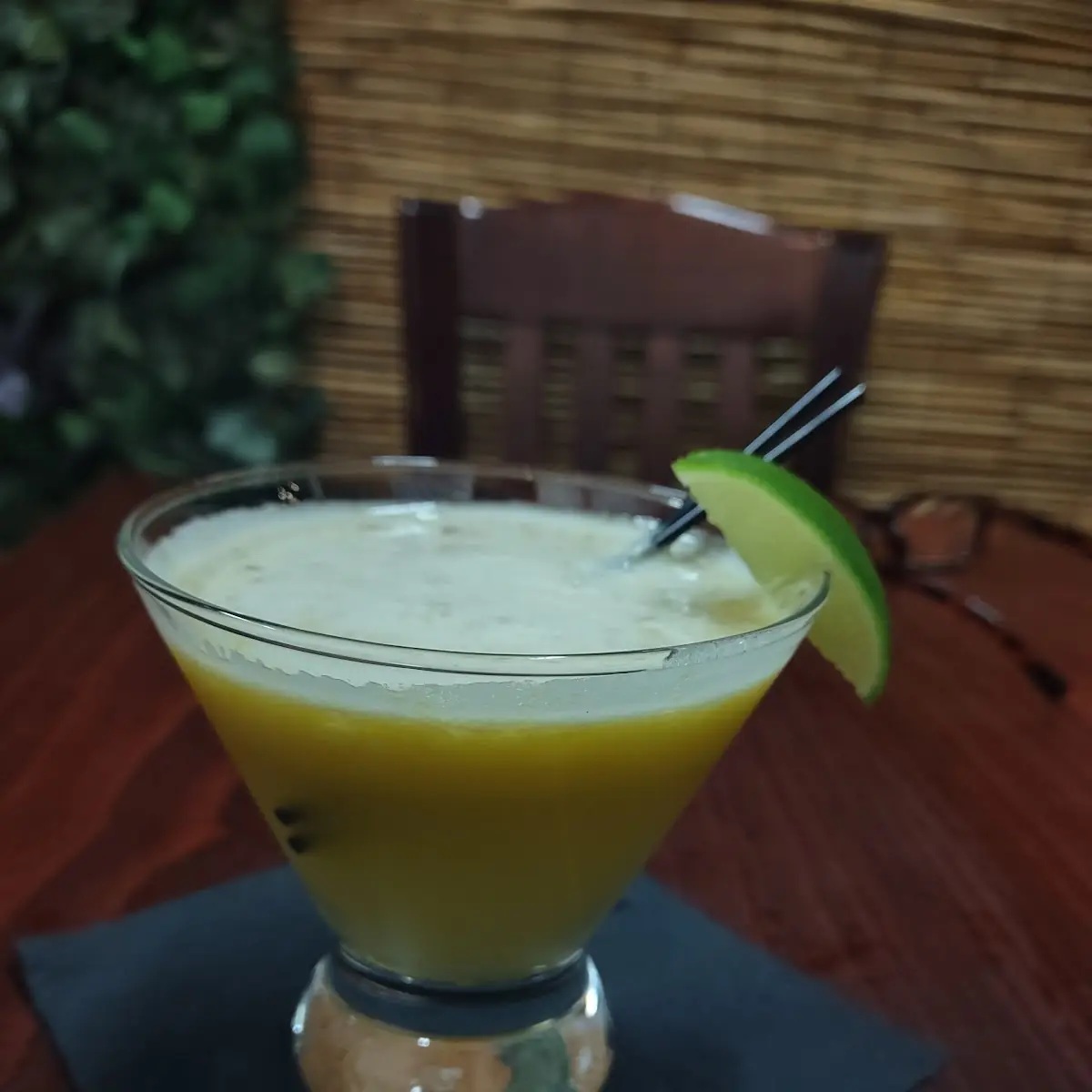 Passion Fruit with Pisco