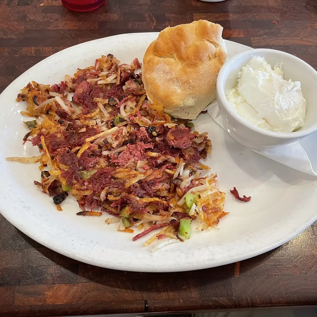 Corned Beef Hash and Eggs