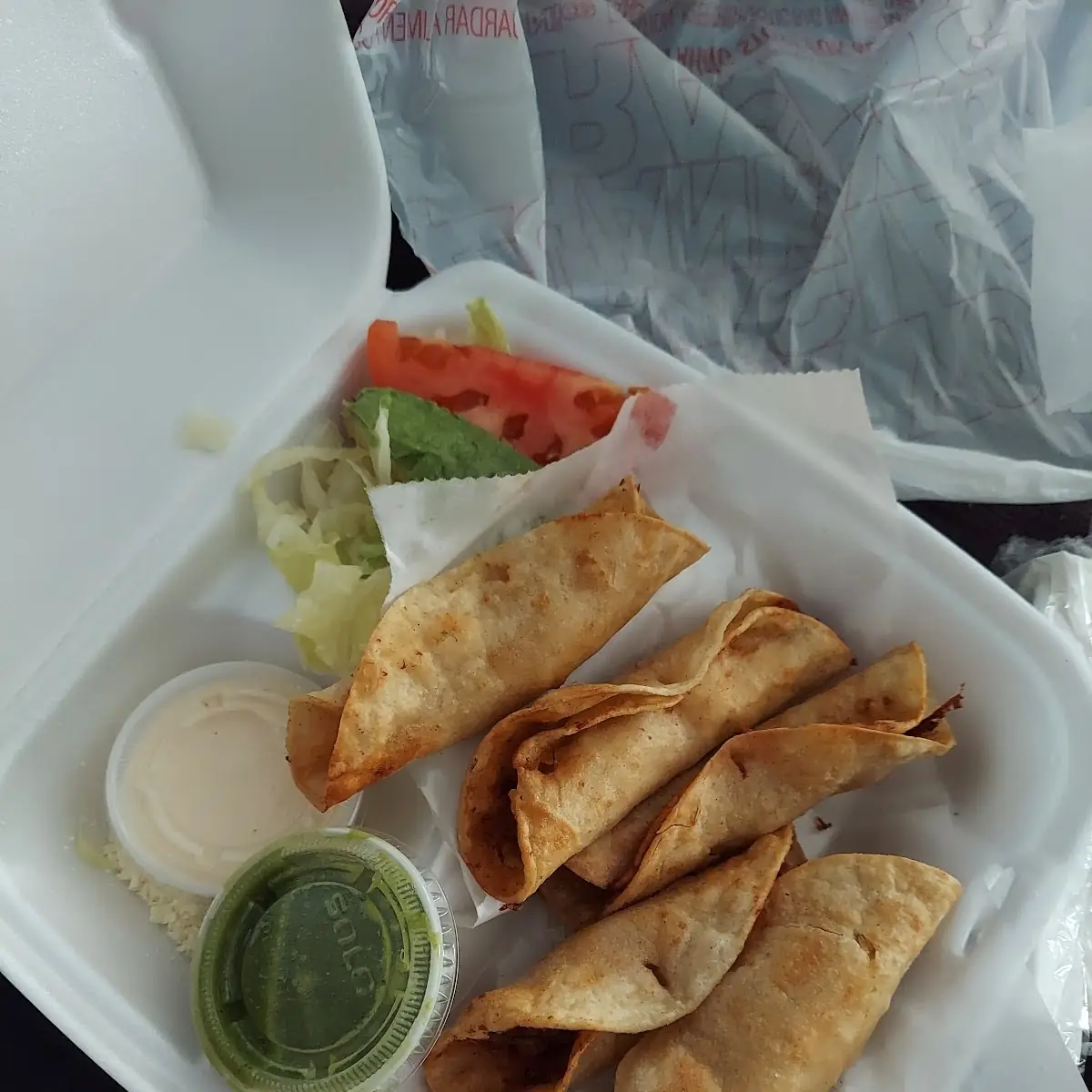 Crispi Roll Chicken Tacos Flautas