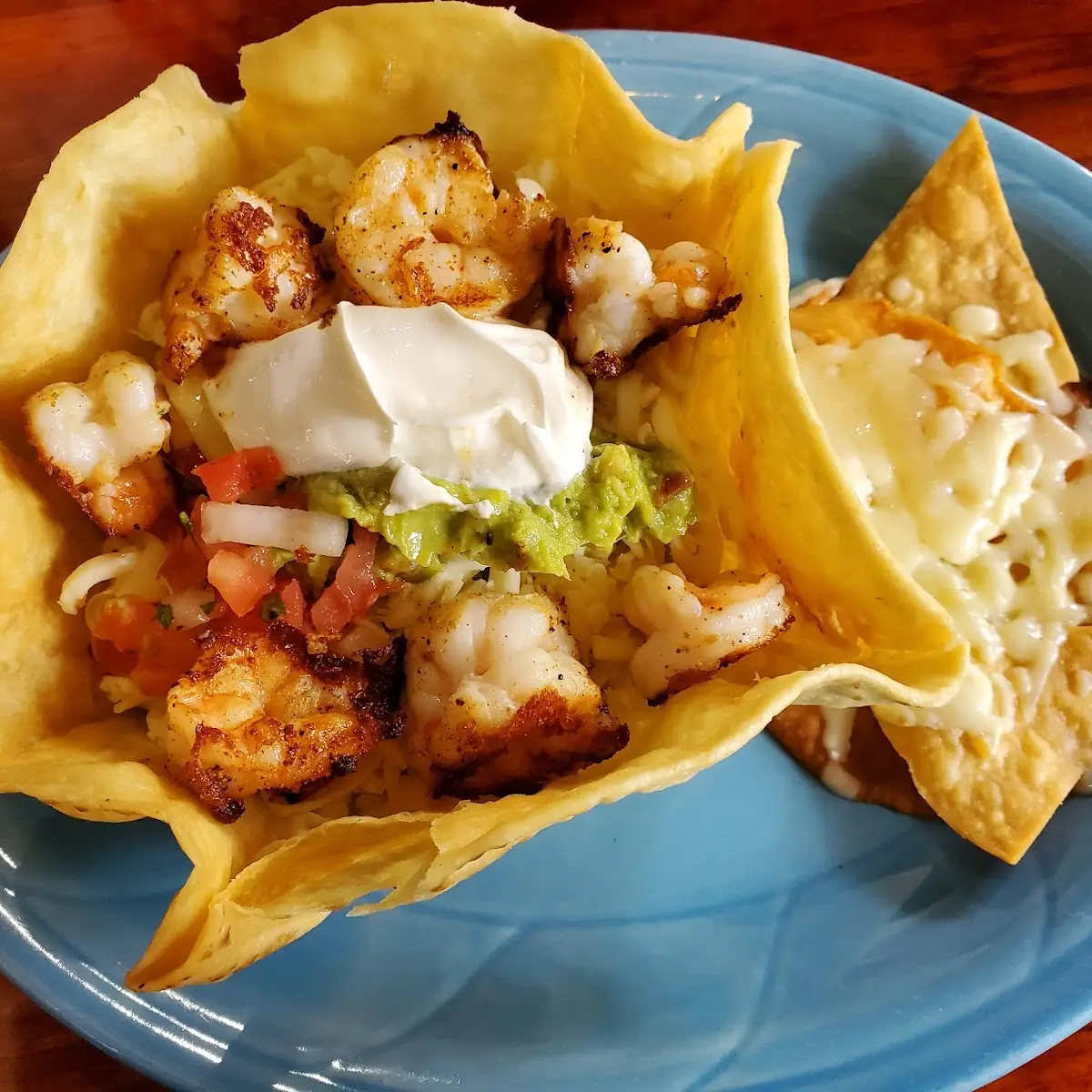 Grilled Shrimp Taco Salad