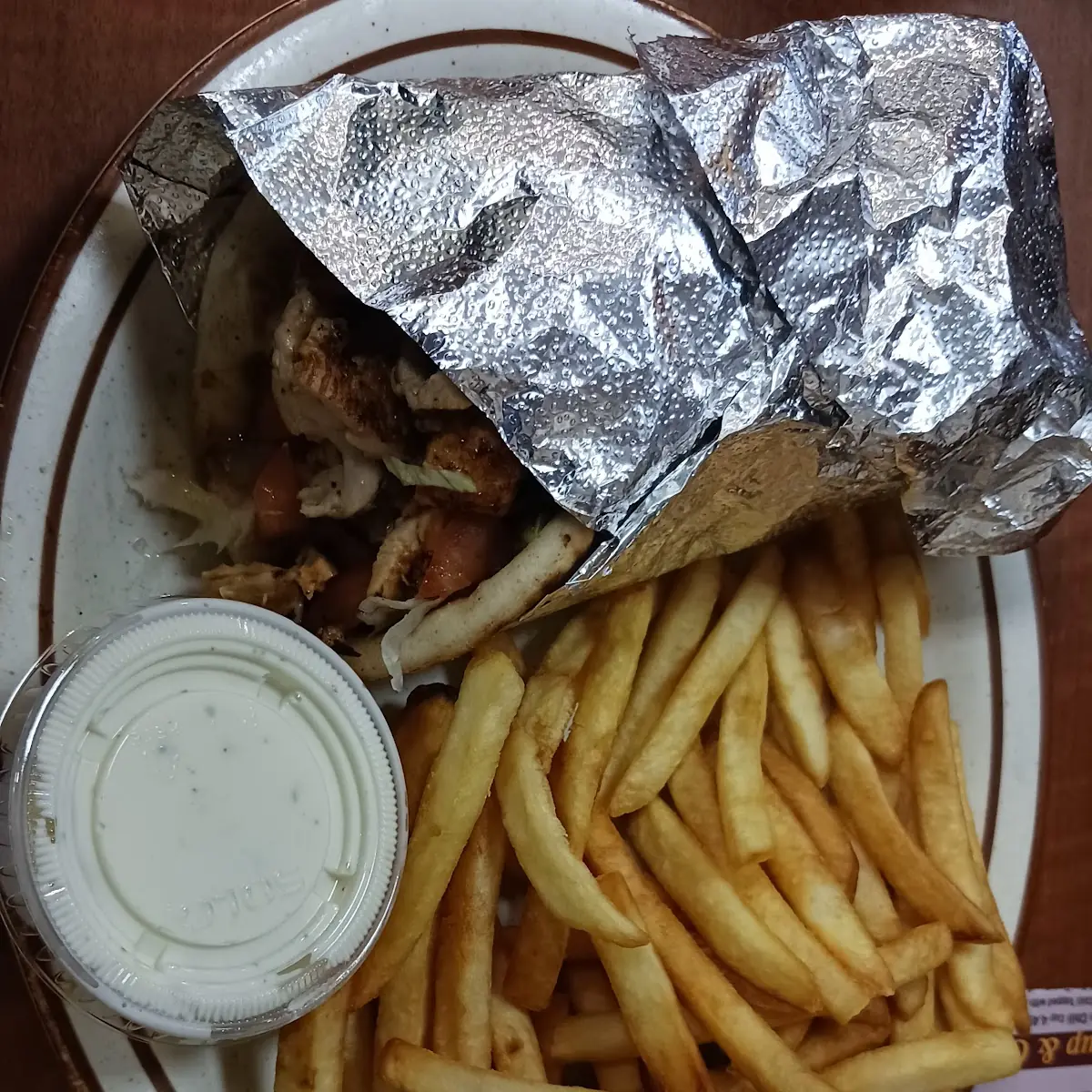 Grilled Chicken Pita