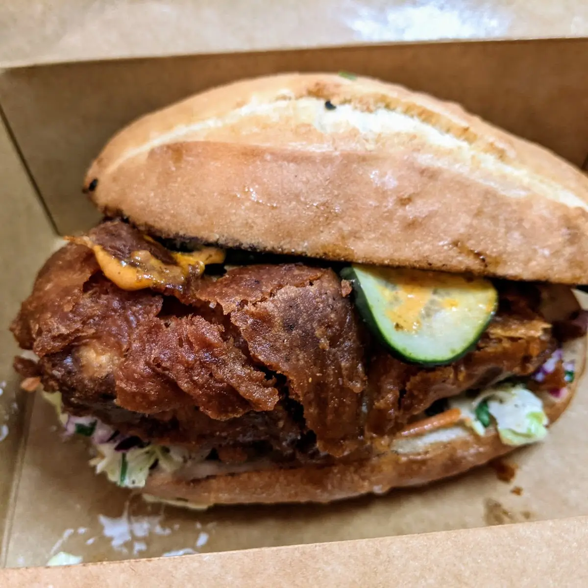 Fried Chicken Torta