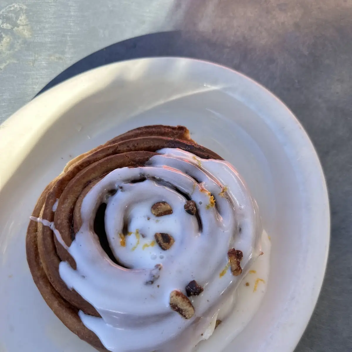 Warm Cinnamon Bun