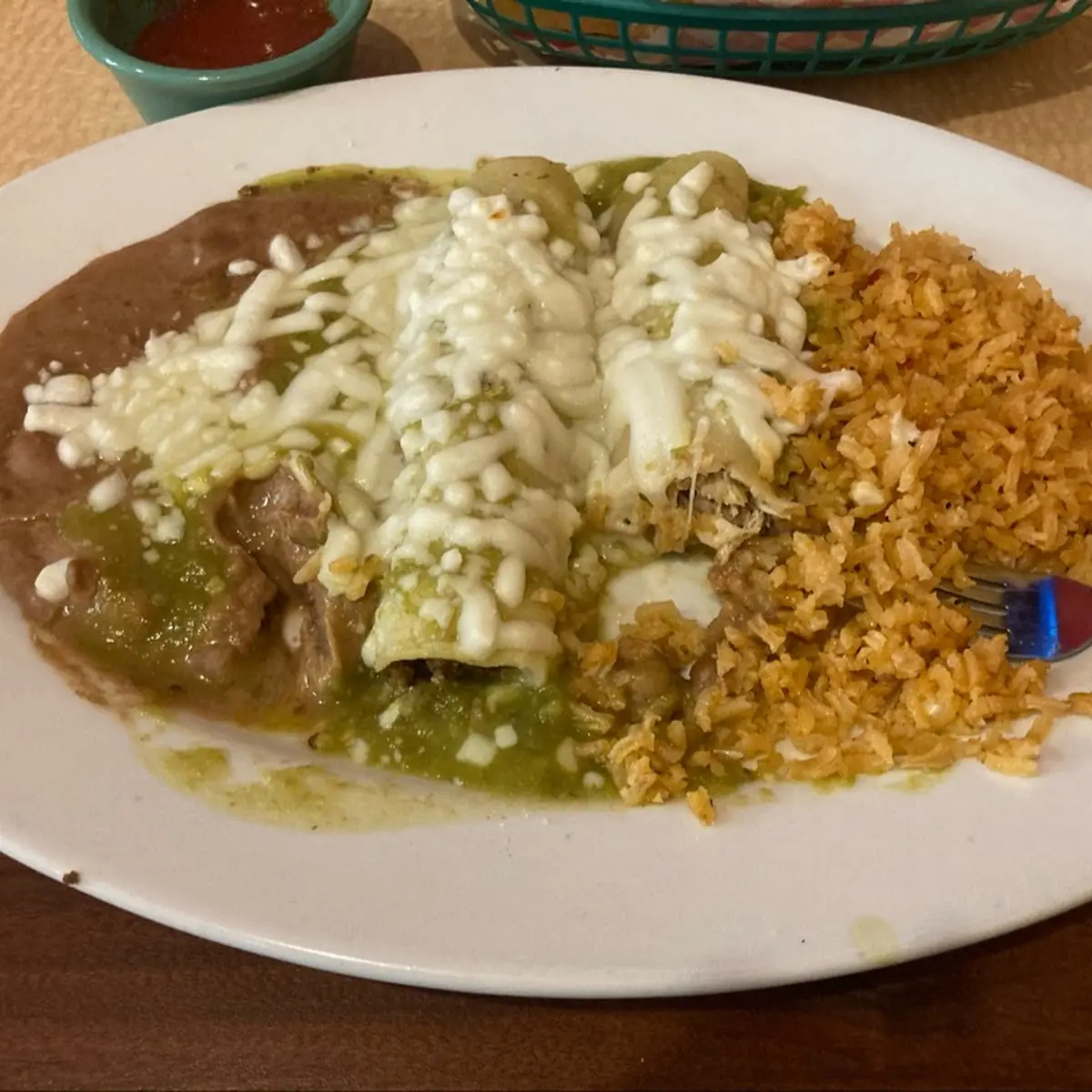 Enchiladas Verde