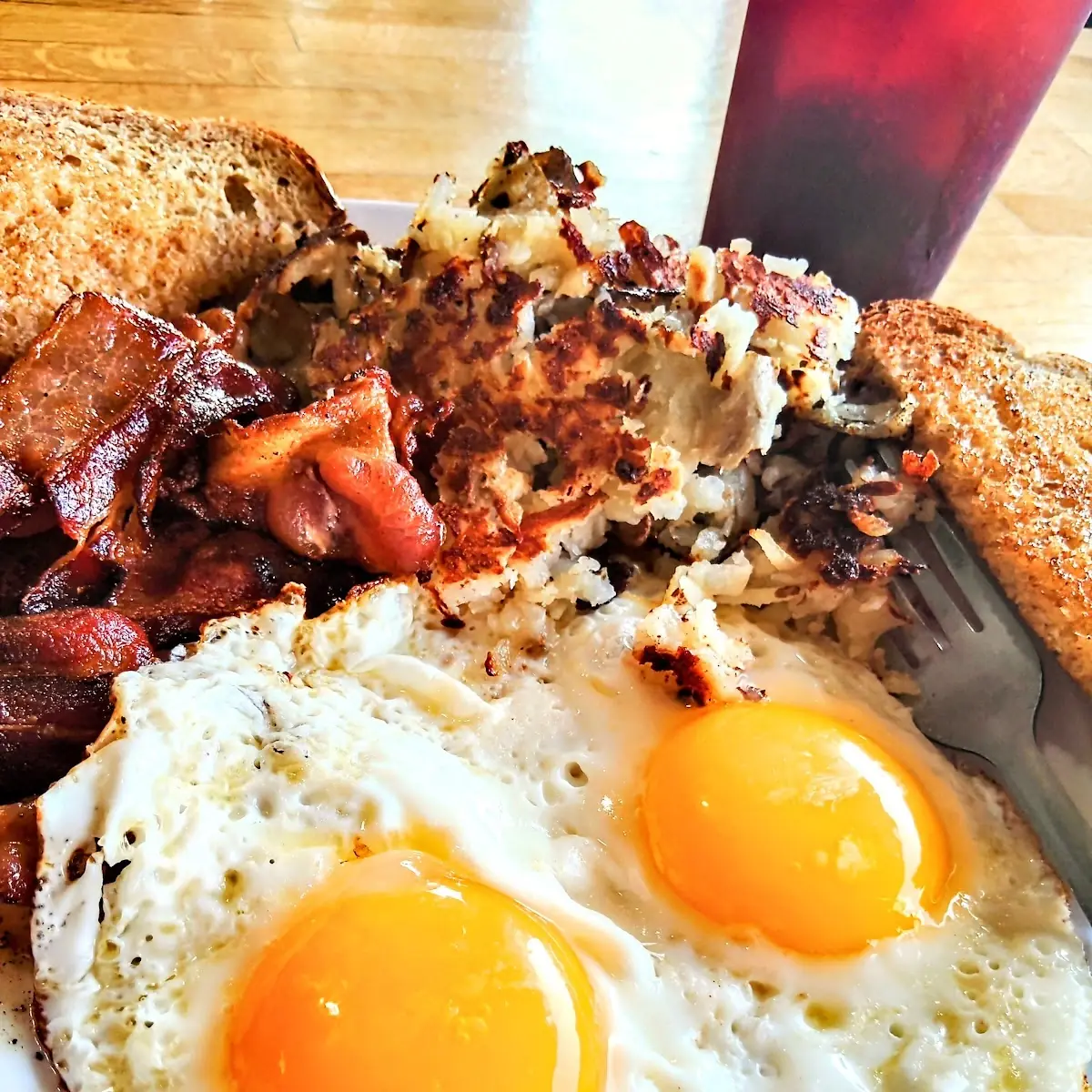Eggs Meat Toast