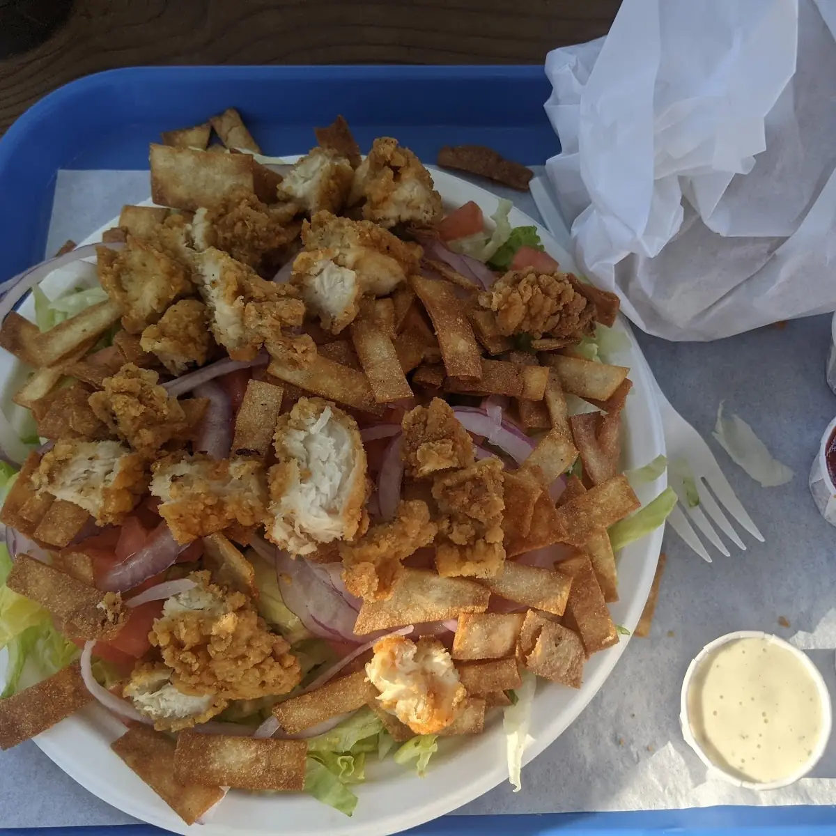 Crispy Chicken Salad