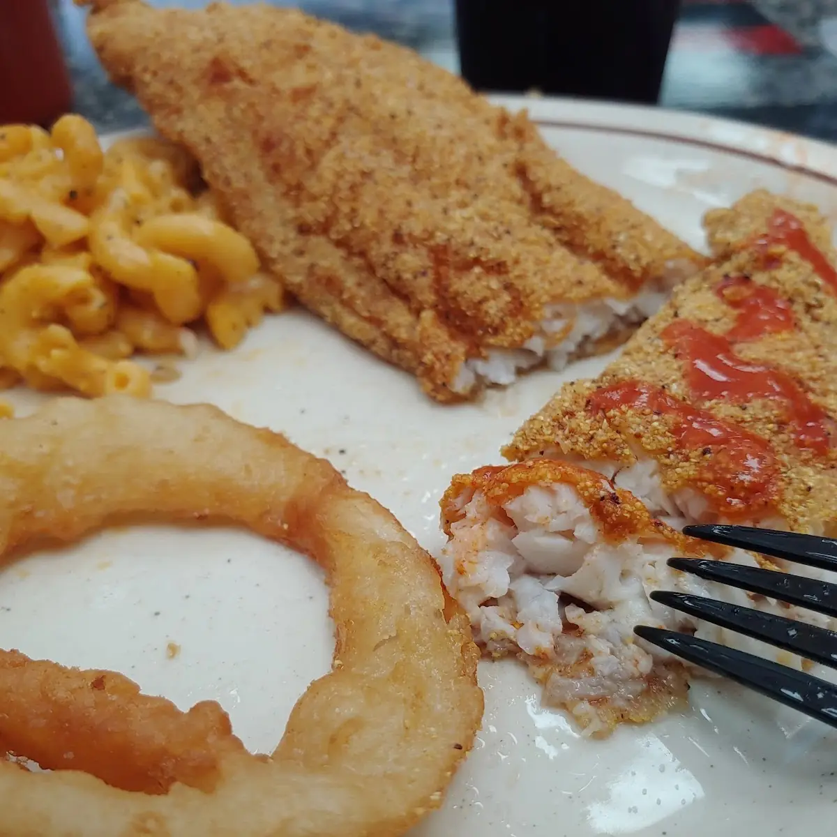 Catfish Dinner Plate
