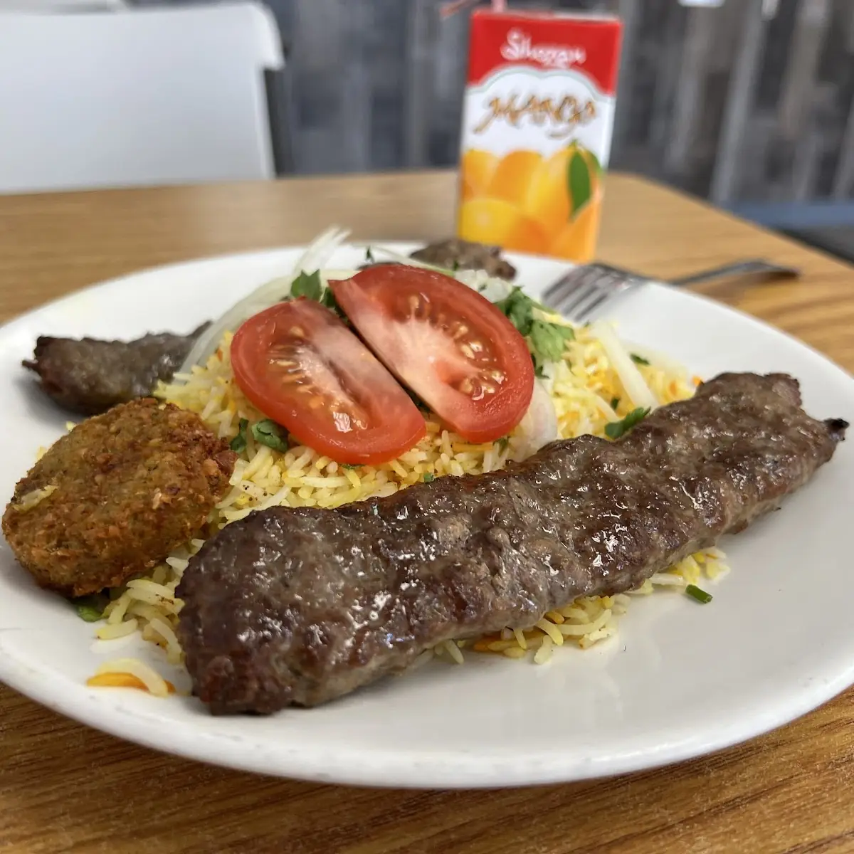 Shish Beef Kebab Plate