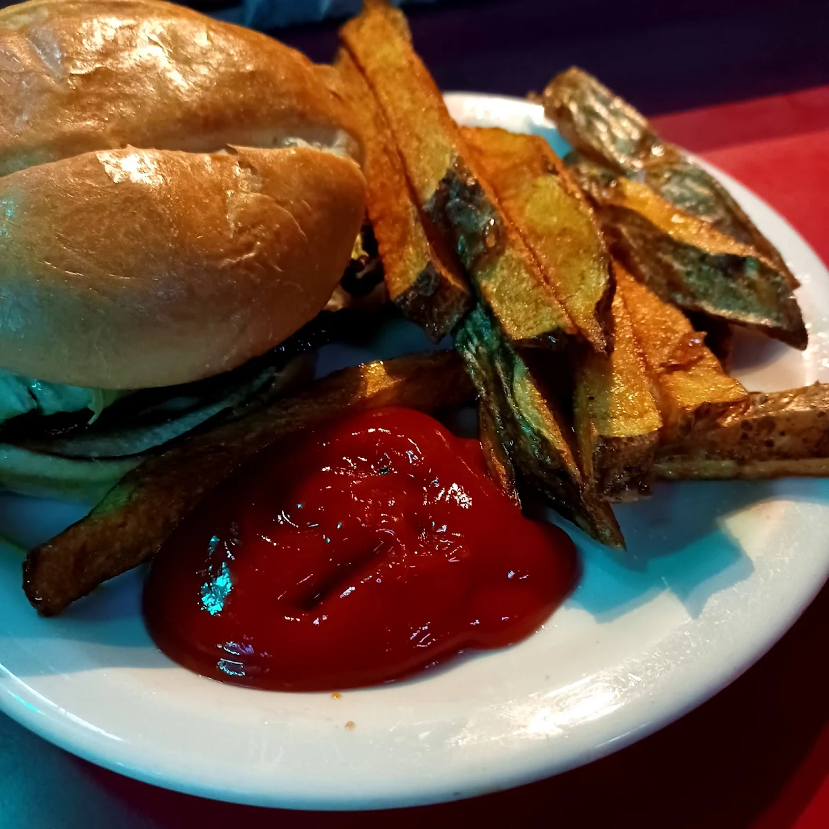 Burger and Fries